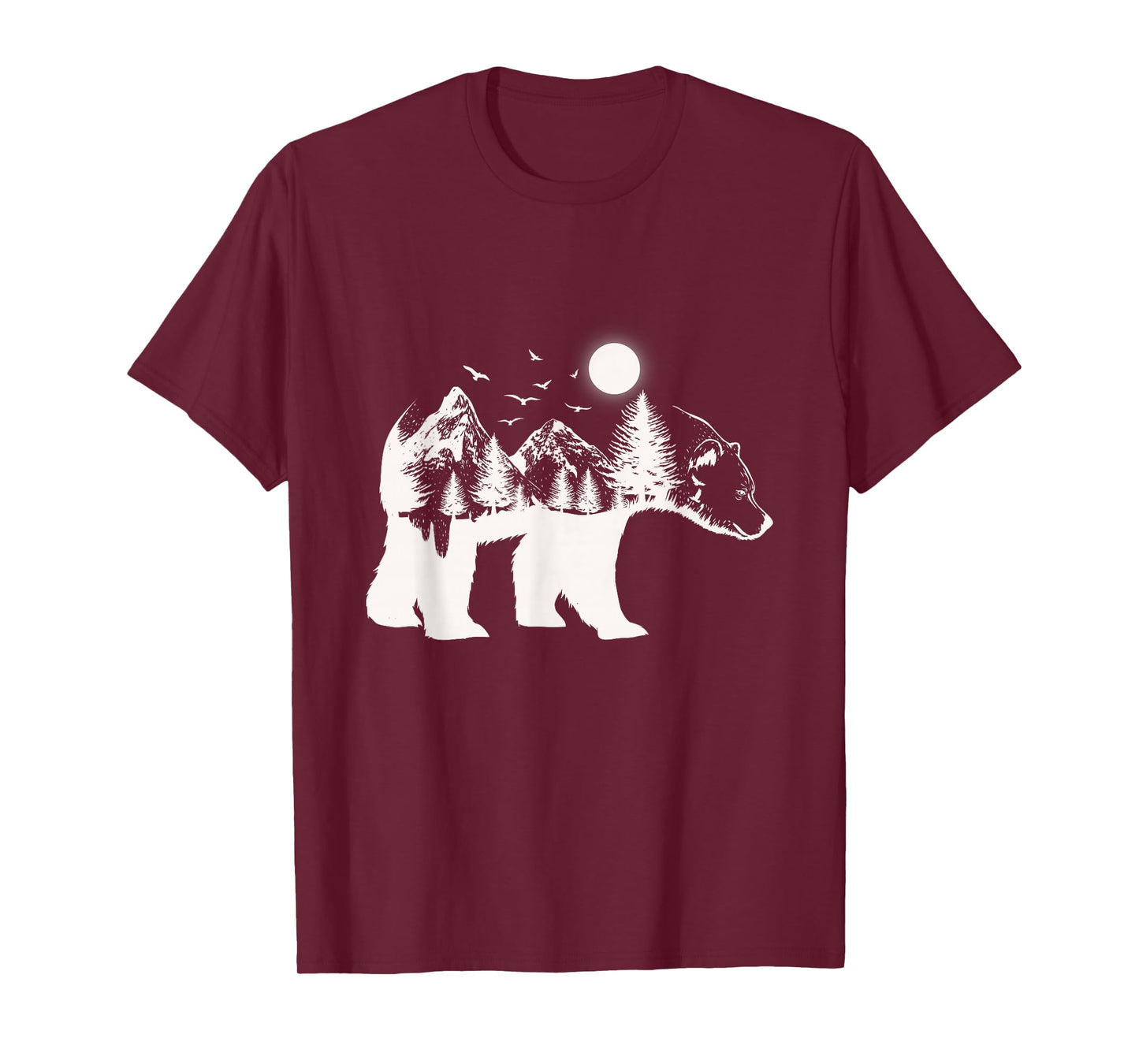 Bear illustration made of trees bears T-Shirt