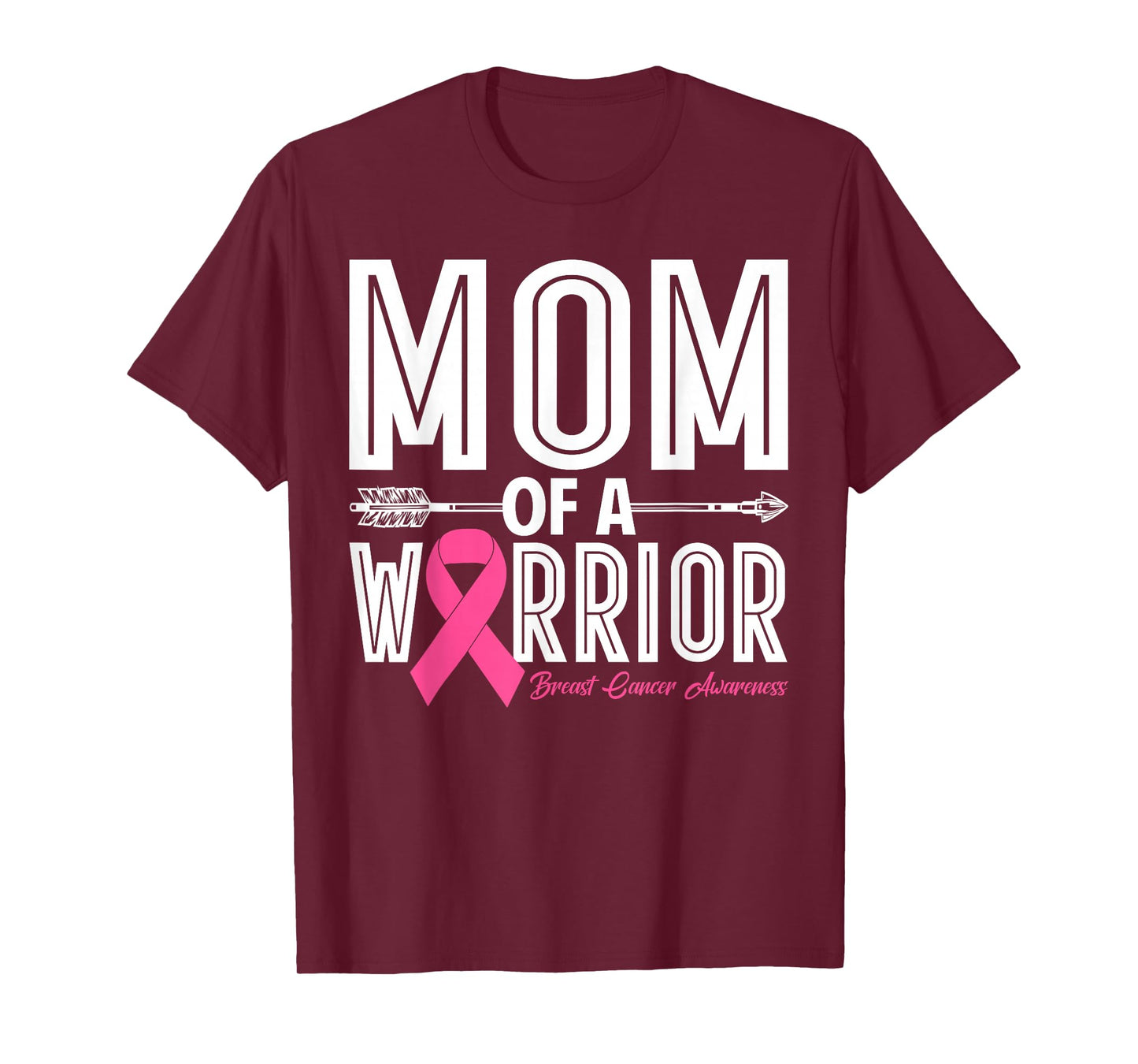 Mom of A Warrior Breast Cancer Awareness Month T-Shirt