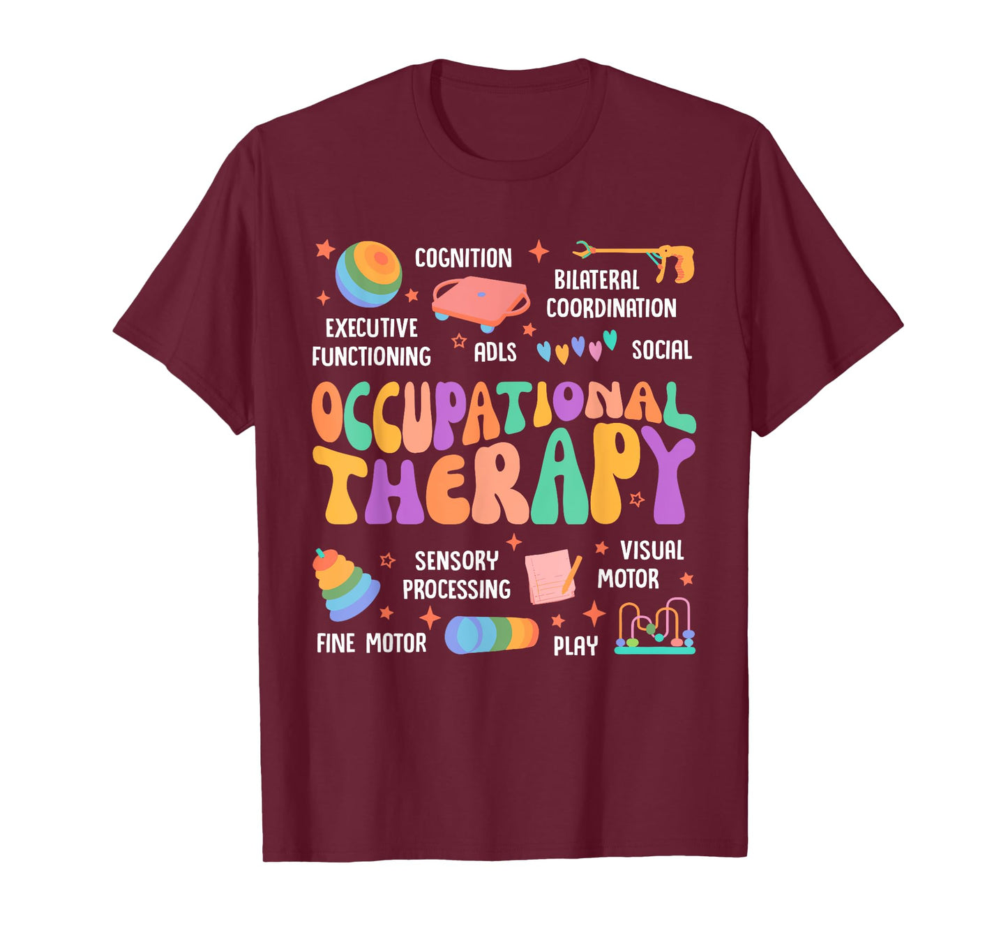 Occupational Therapy Shirt Groovy Occupational Therapist OT T-Shirt