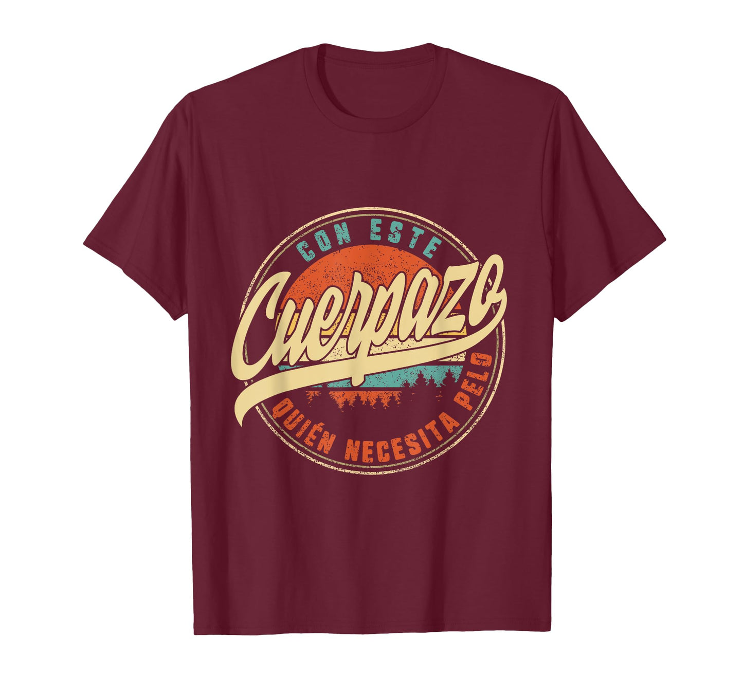 Con Este Cuerpazo Quien Necesita Pelo Herren día del padre p T-Shirt