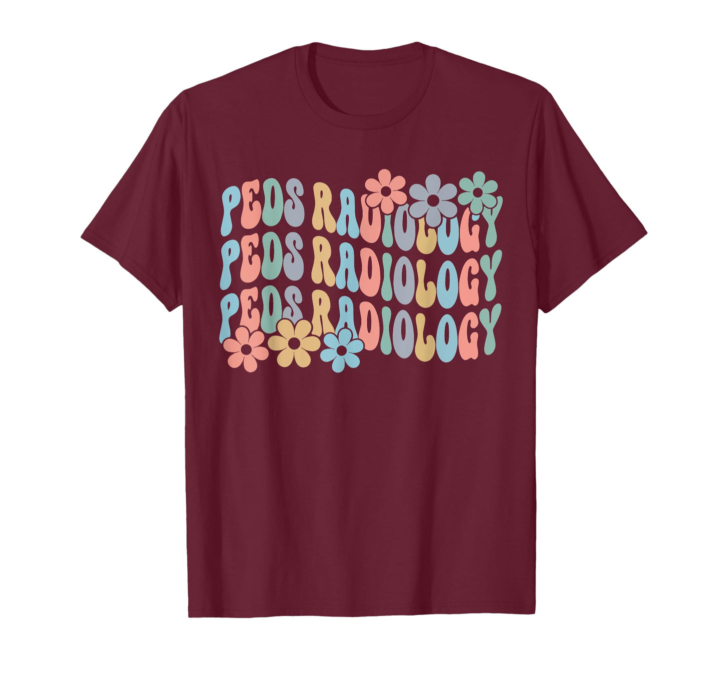 Retro Groovy PEDS Radiology Pediatric Radiologist Xray Tech T-Shirt
