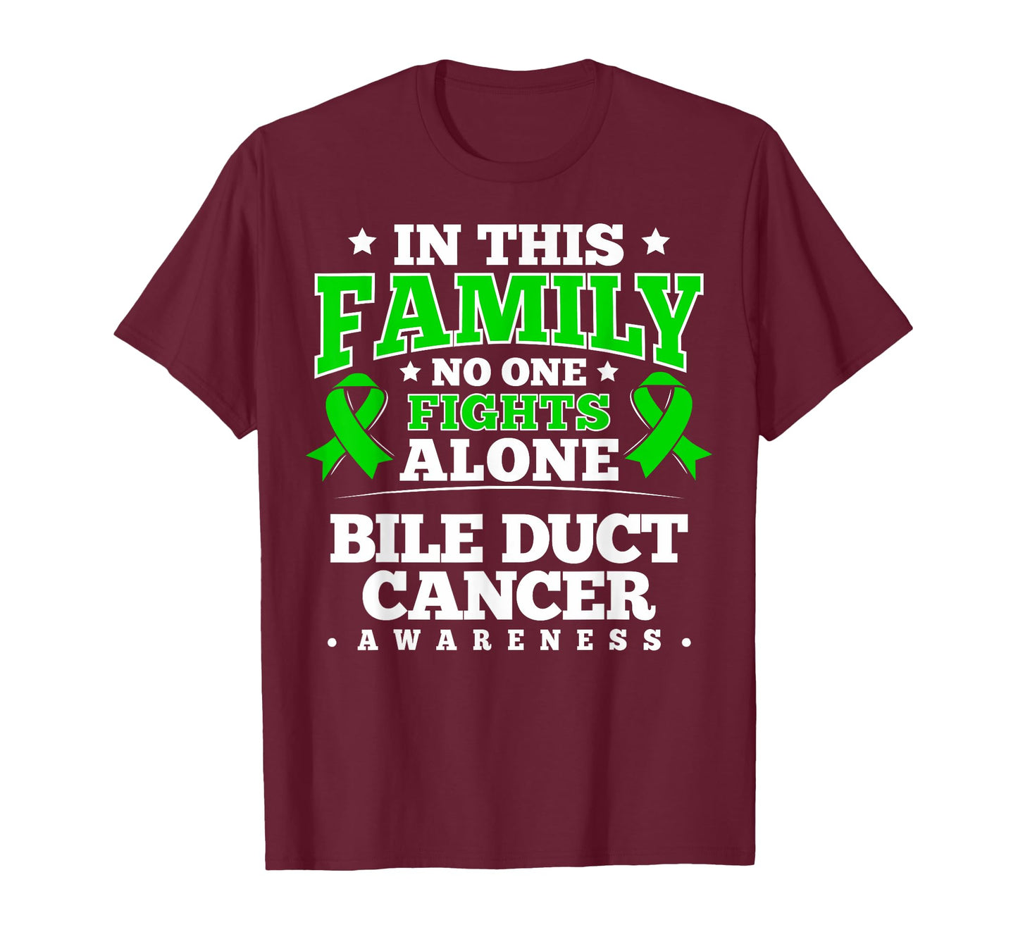 Cholangiocarcinoma Gift Bile Duct Cancer Awareness T-Shirt