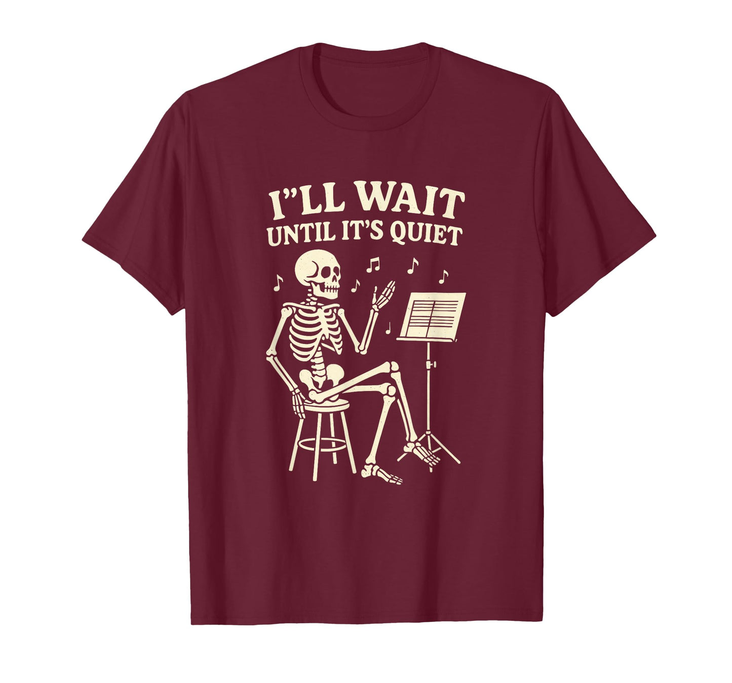 I'll Wait Until It's Quiet - Funny Teacher Costume T-Shirt