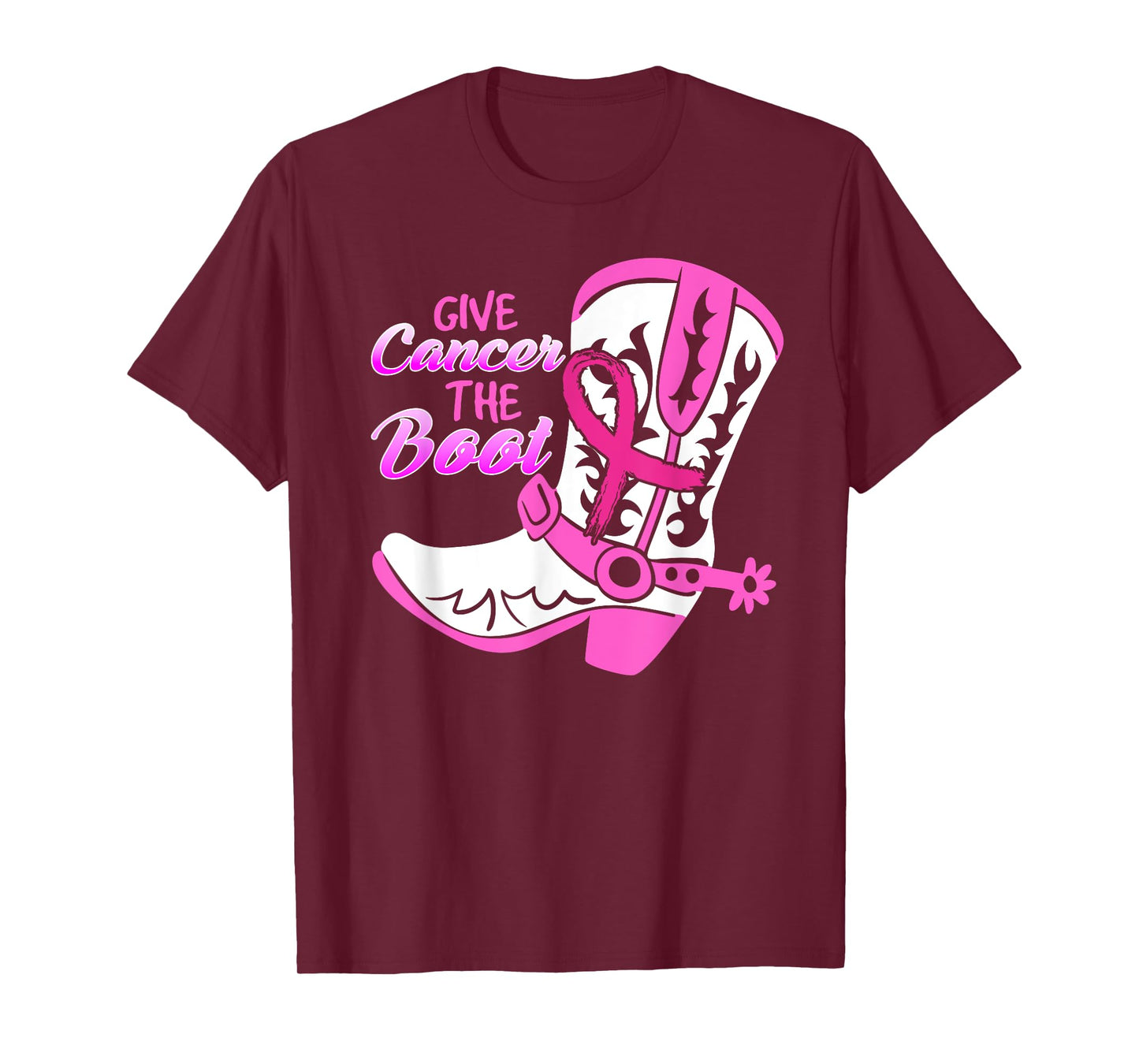 Give Cancer The Boot T-Shirt