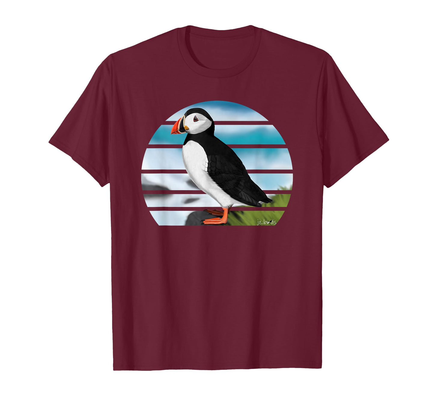 Puffin Bird Bird Lover Ornithologist Biologist T-Shirt