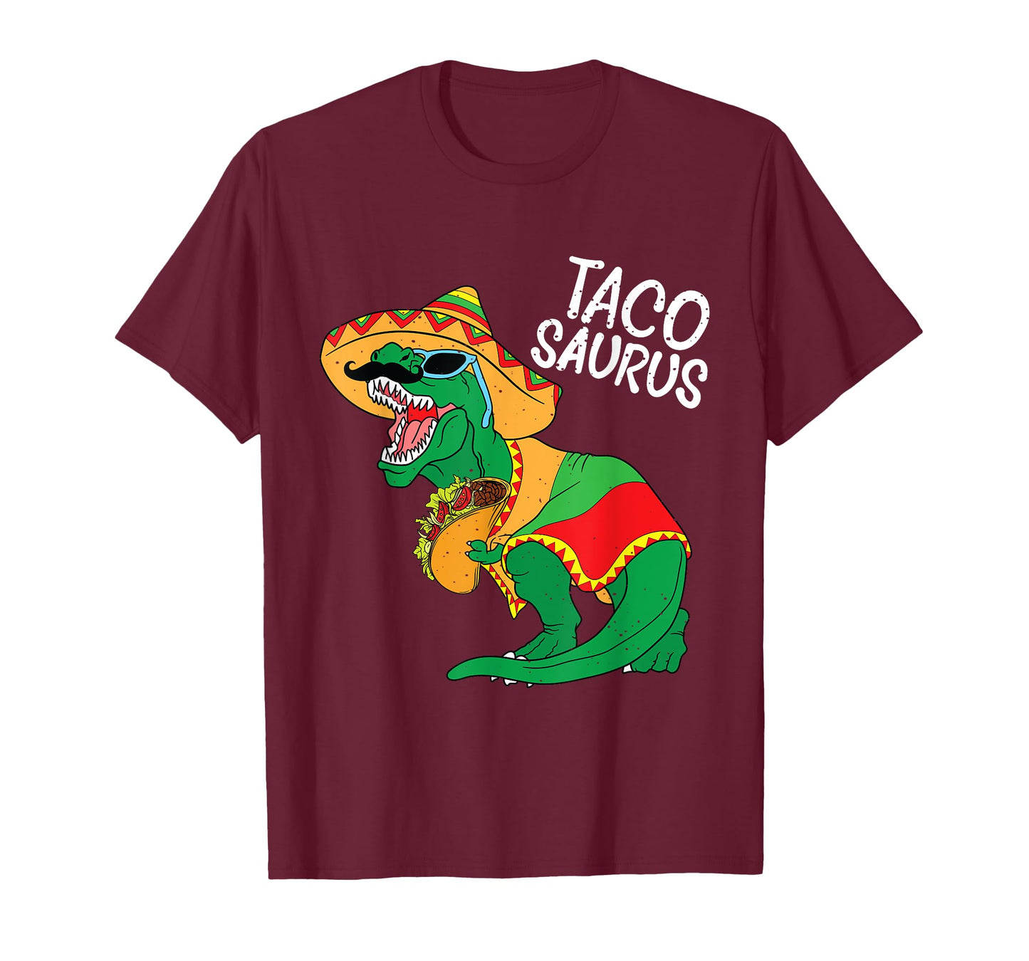 Tacosaurus Taco Dino Trex Cinco De Mayo Kids Toddler Boys T-Shirt