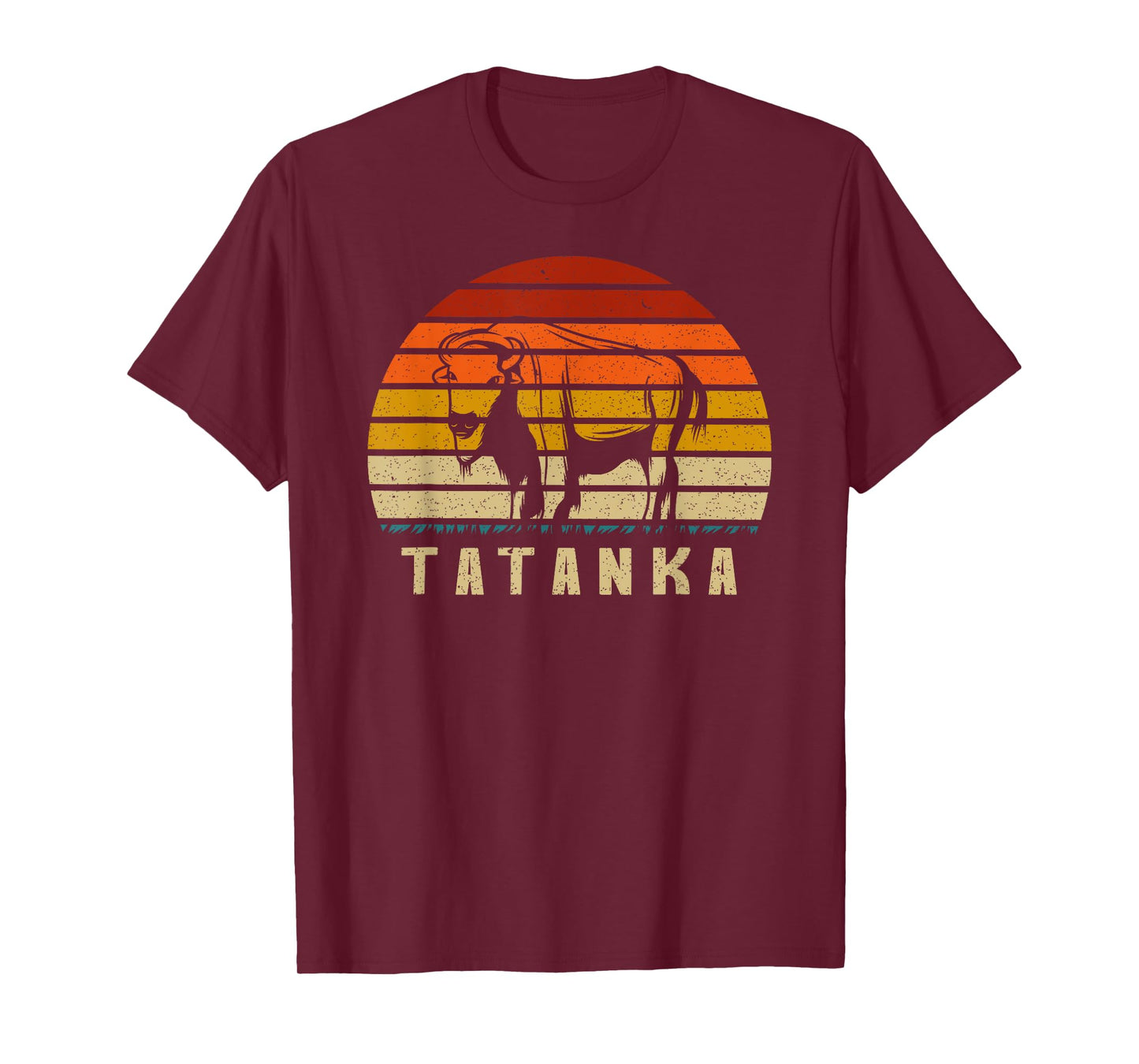 Retro Vintage American Buffalo Tatanka animal Gift Tee T-Shirt