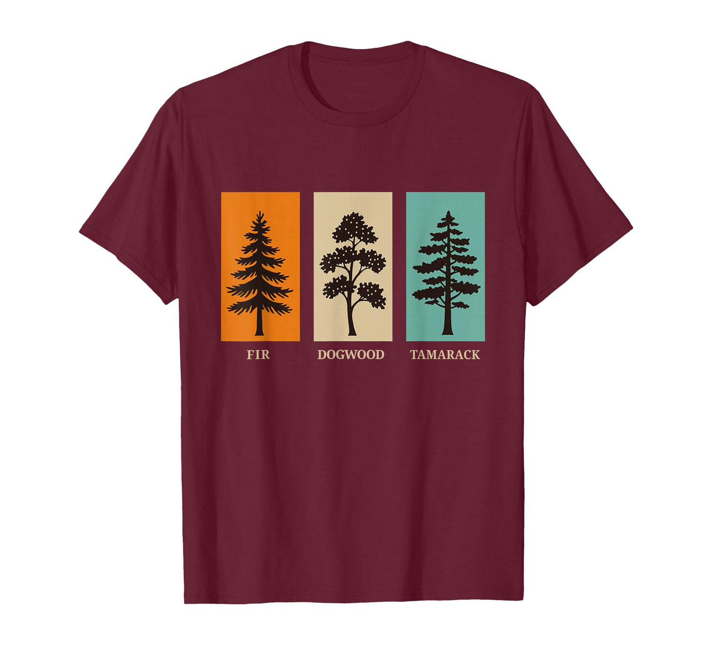 Fir Dogwood Tamarack Patriotic Trees Lover National Park T-Shirt