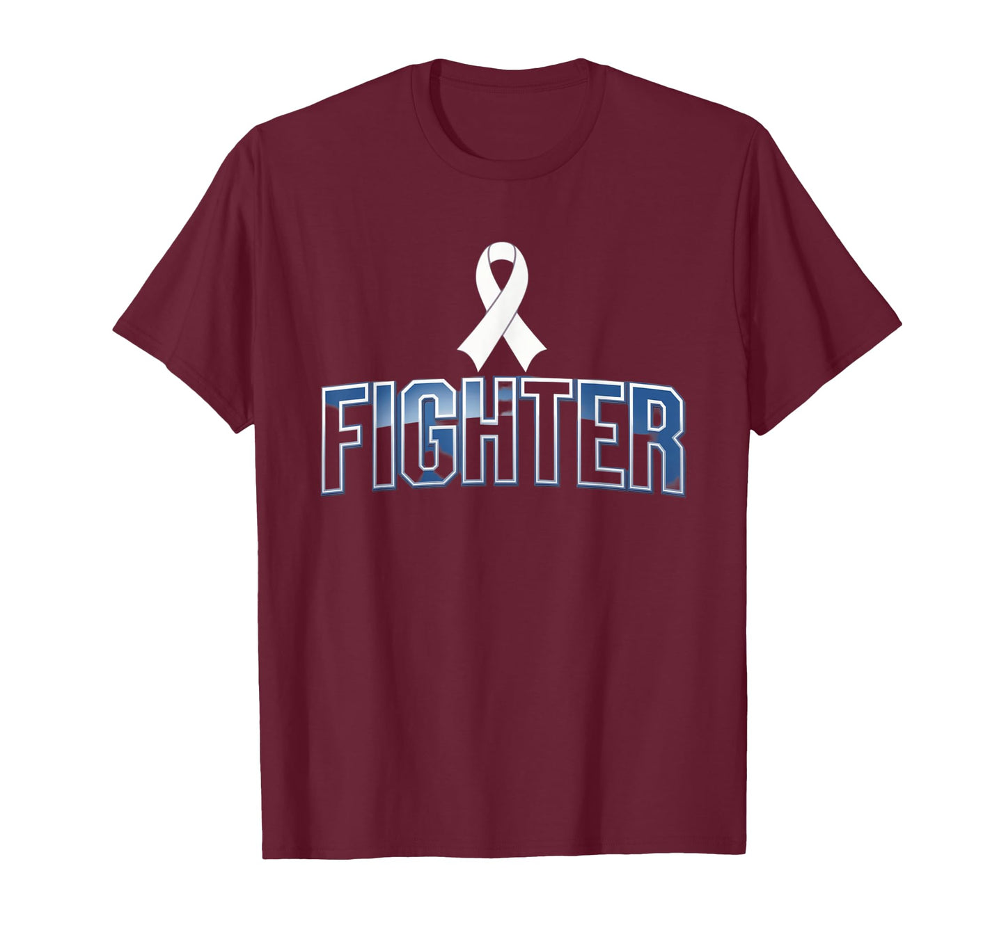 Lung Cancer Awareness Ribbon Support Squad T-Shirt