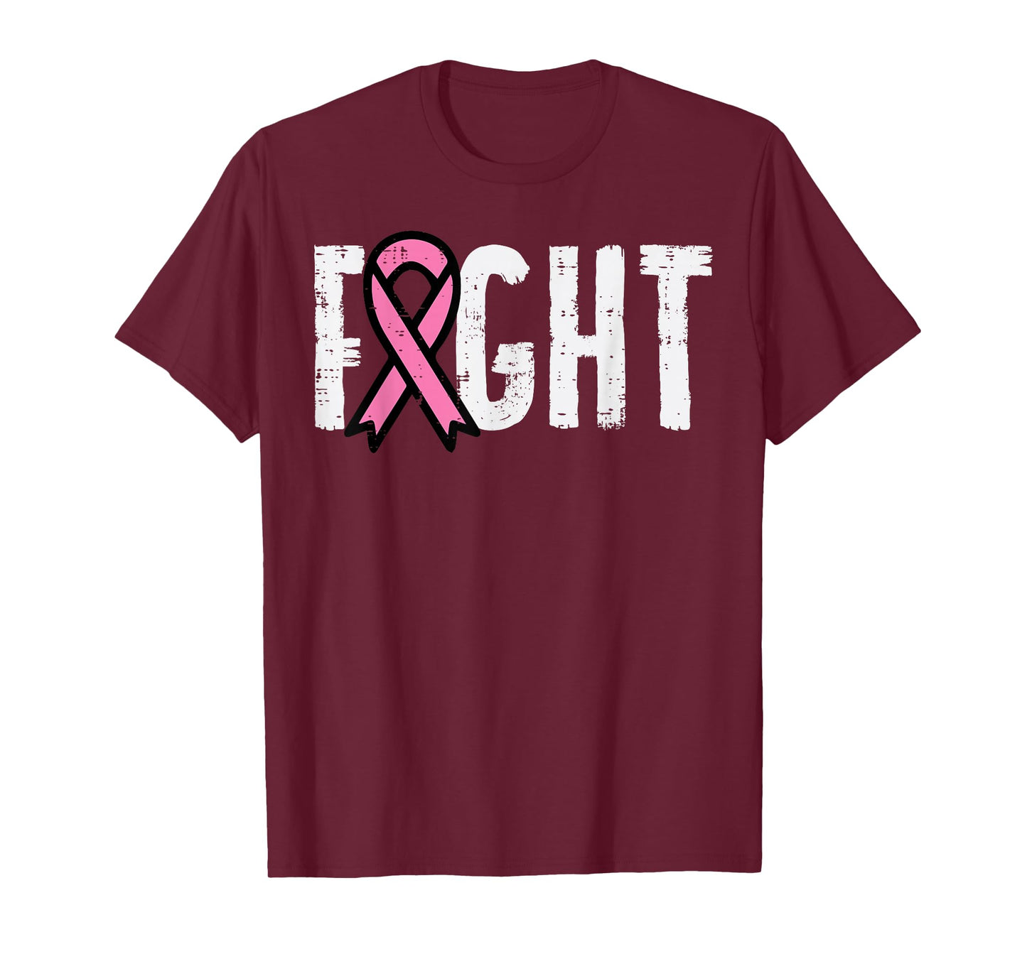 Fight Pink Ribbon Breast Cancer Awareness Men Women Kids T-Shirt