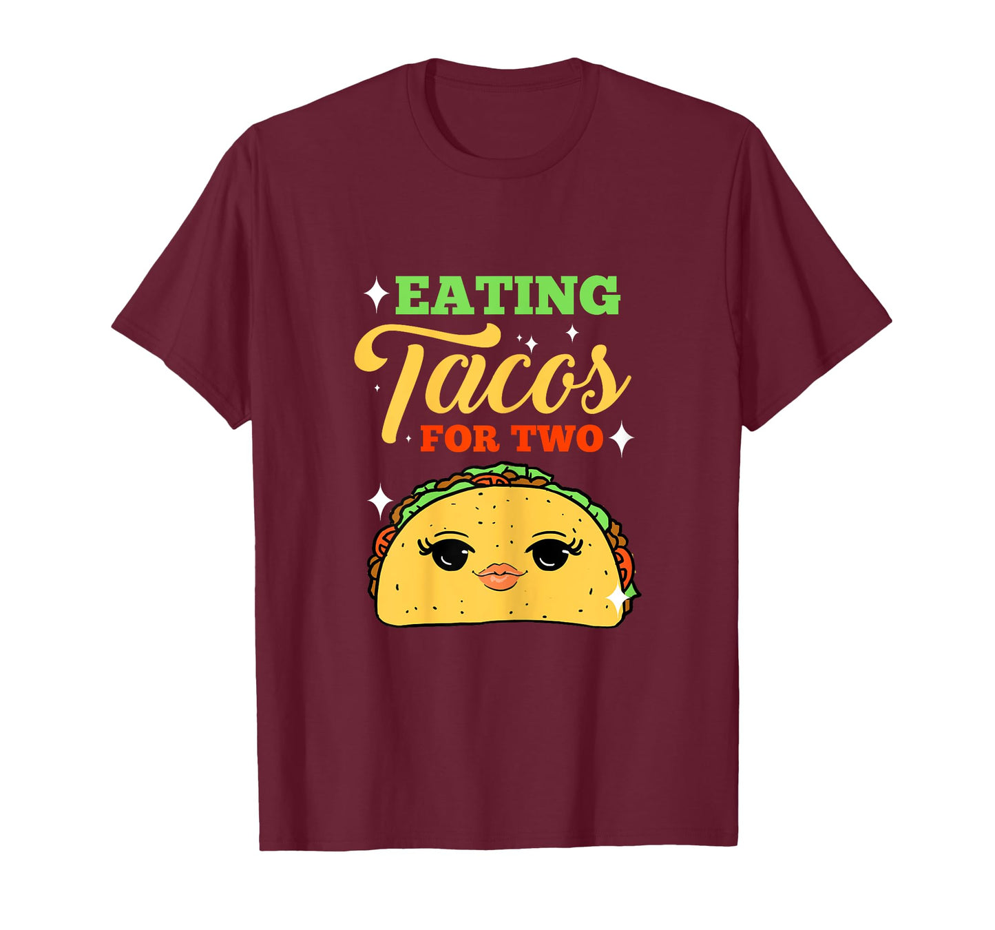 Eating Tacos For Two Pregnancy Announcement T-Shirt