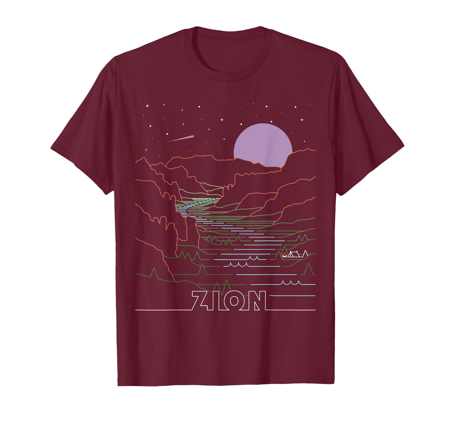 Vintage Zion National Park I Hiked Angels Landing Zion Utah T-Shirt