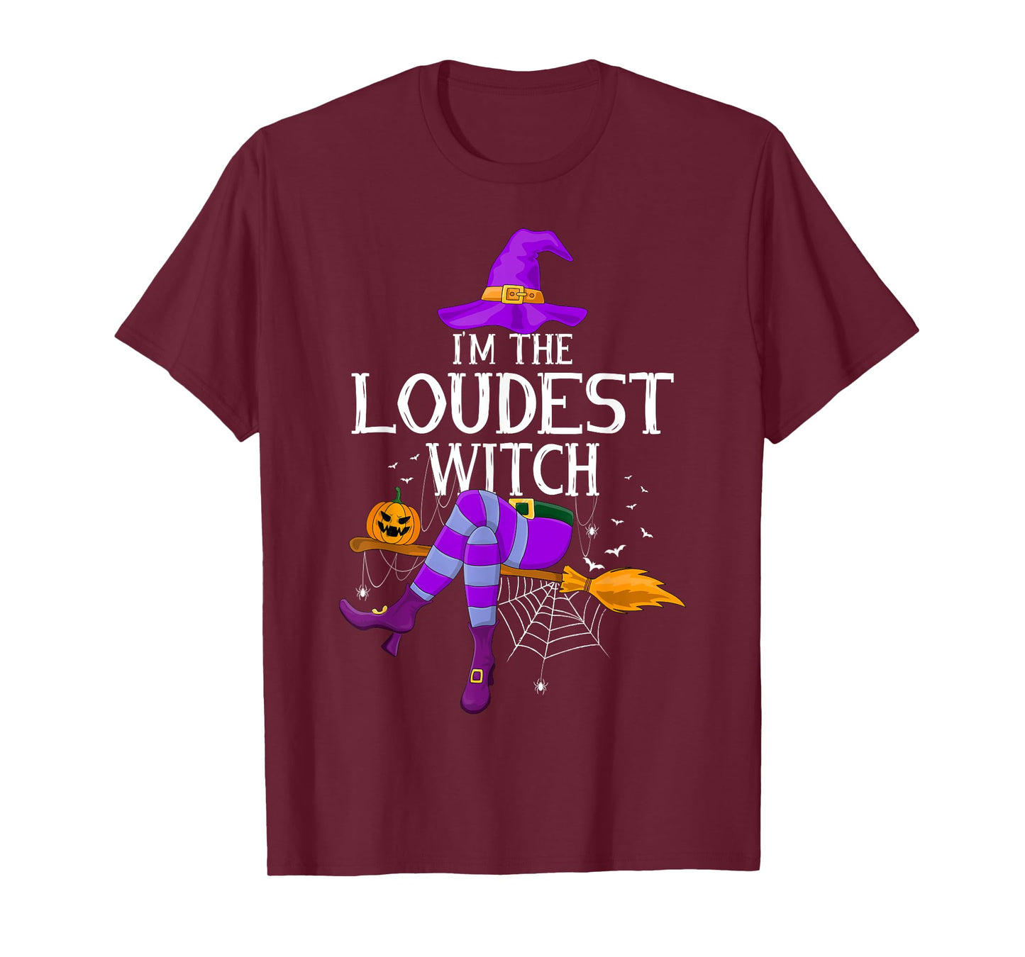 Matching Family Costume I'm The Loudest Witch Halloween T-Shirt