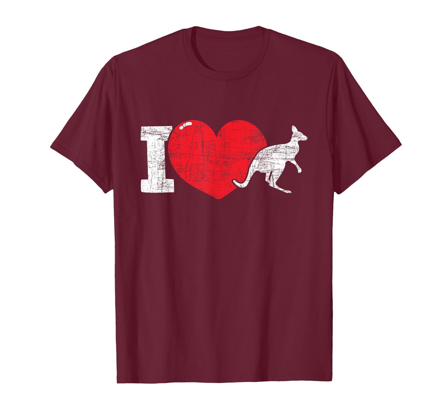 I Love Kangaroos - Australian Pride Zookeeper Animal Lover T-Shirt