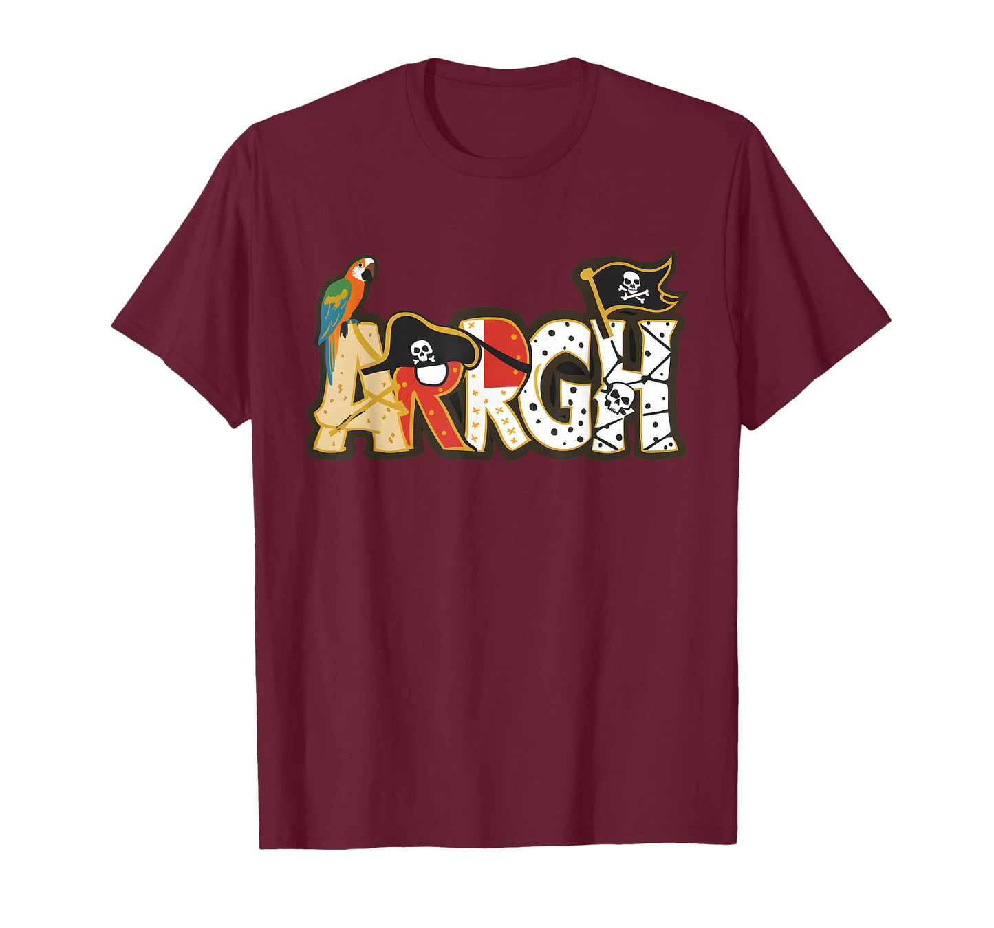 Fun ARRGH Pirate Style Pirate Costume ARGH Pirate T-Shirt