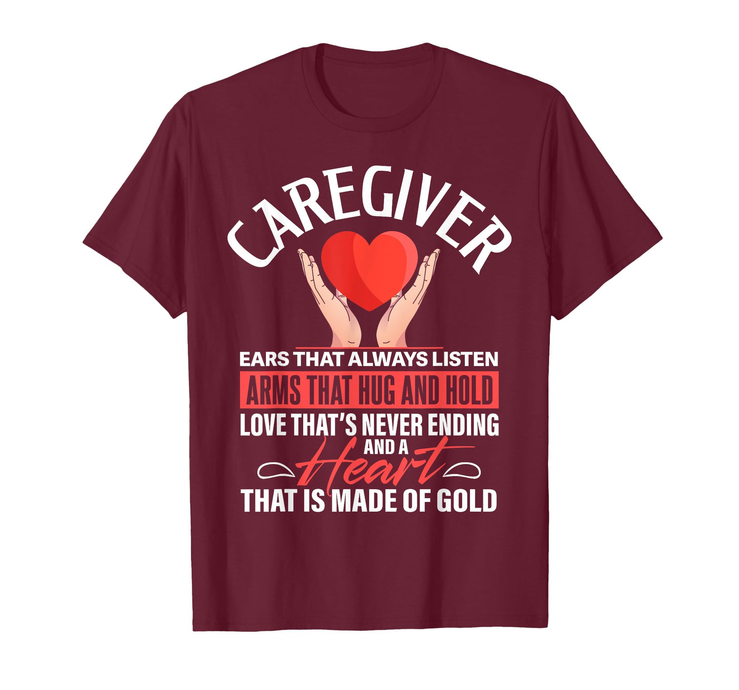 Caregiver Definition Caretaker Nursing Expert Caregiving T-Shirt