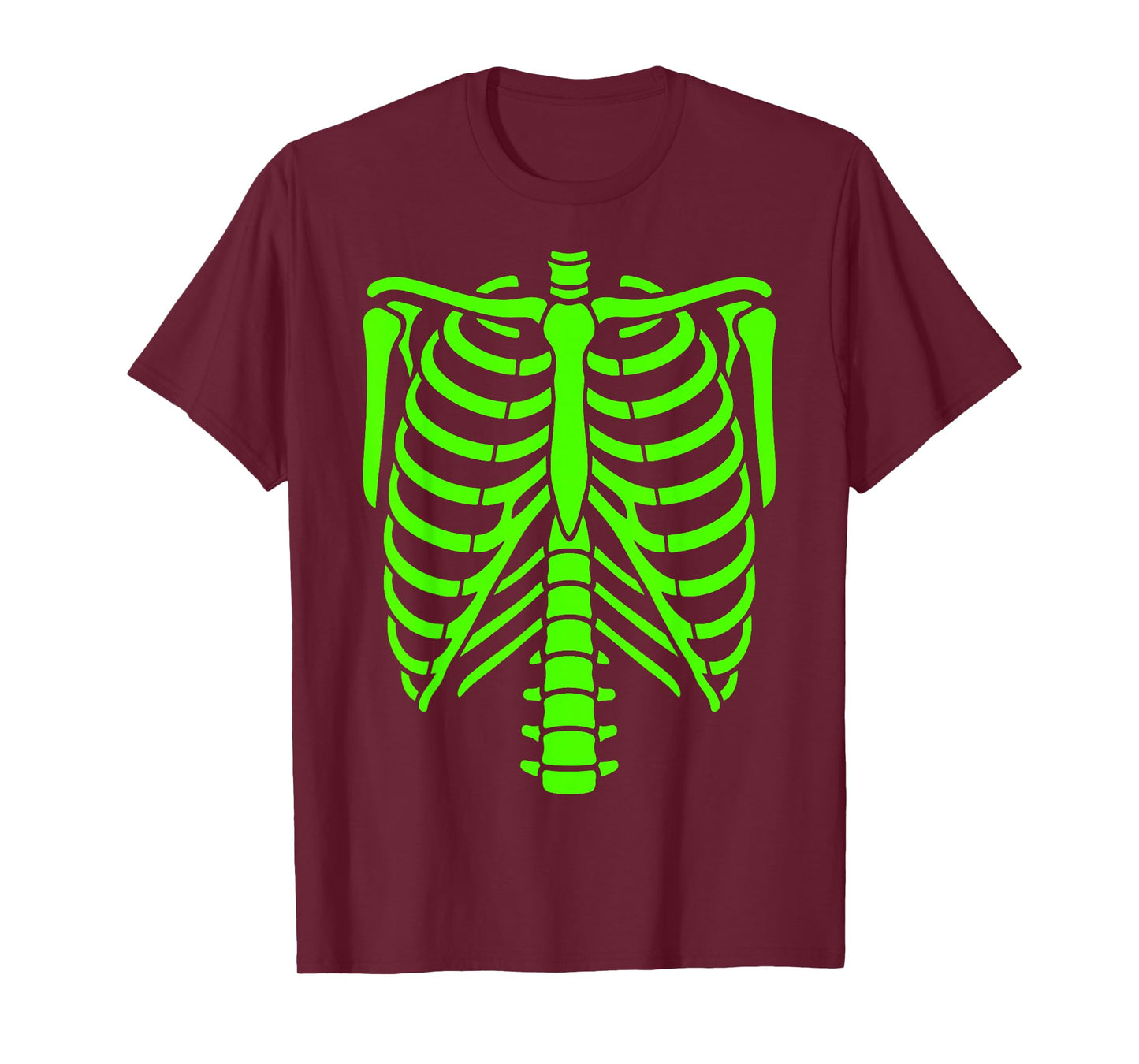 Halloween Rib Cage Anatomy Skeleton Costume Funny Graphic T-Shirt