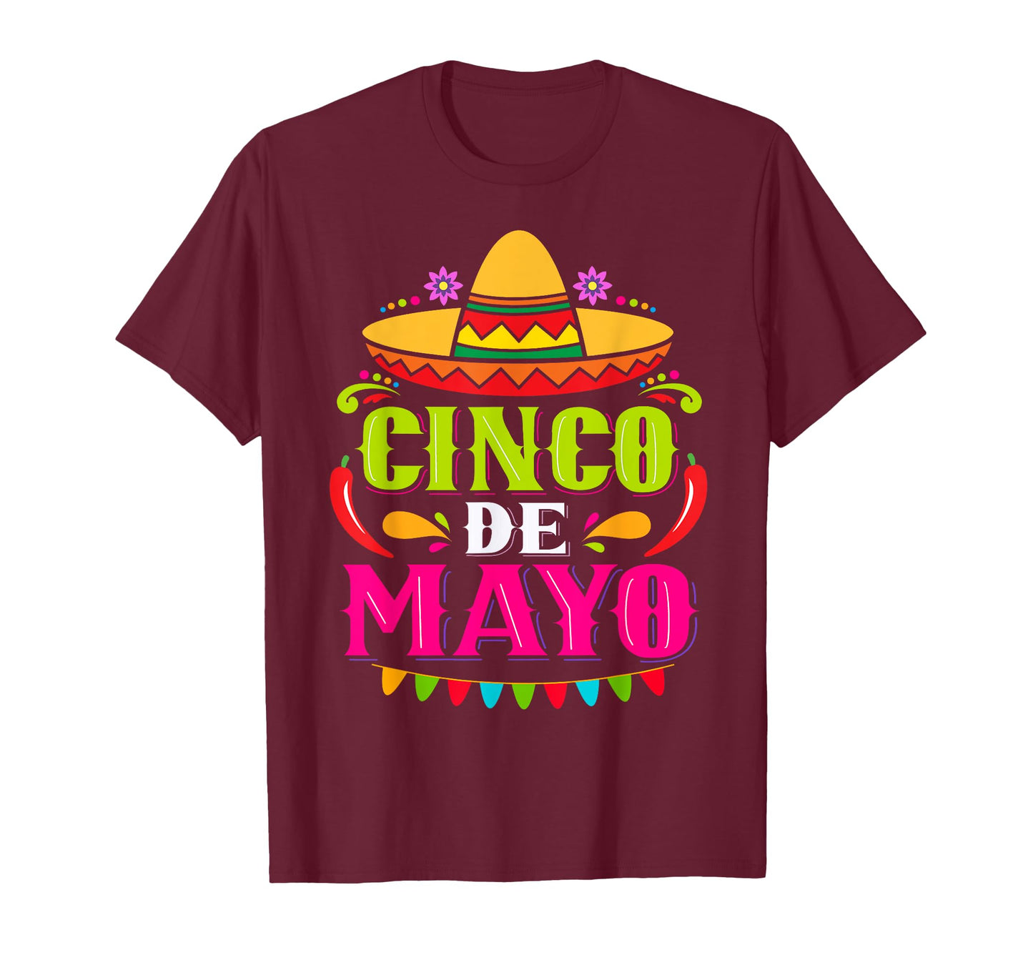 Cinco De Mayo Shirt Men Women Mexican Fiesta 5 De Mayo T-Shirt