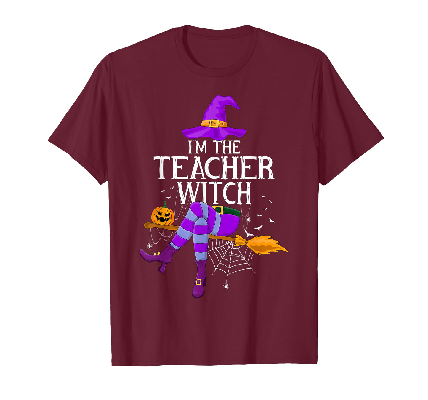 Matching Family Costume I'm The Teacher Witch Halloween T-Shirt