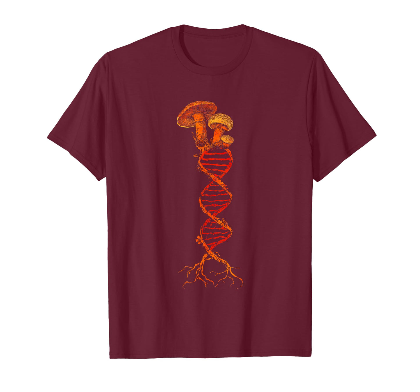 Mushroom DNA Goblincore Aesthetic Mycology Shroom Fungi T-Shirt