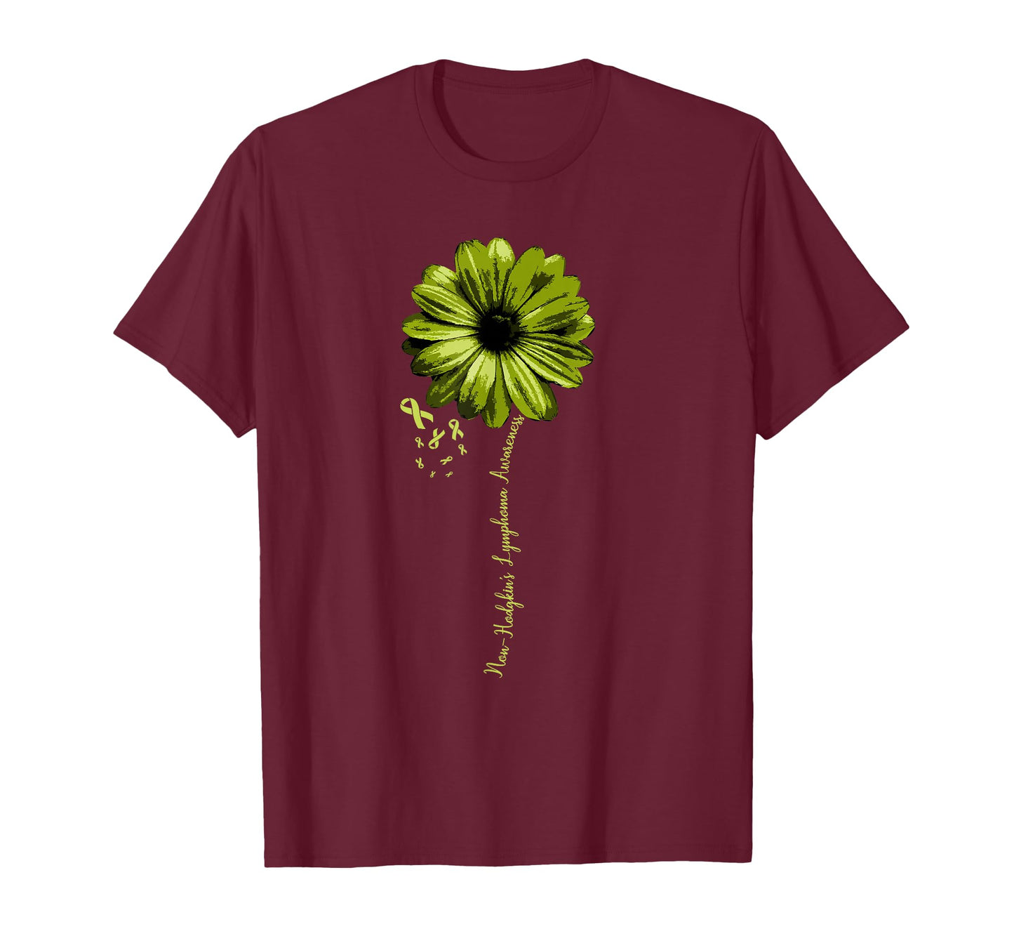 Non-Hodgkins Lymphoma Awareness T-Shirt Warrior Pretty Gift T-Shirt