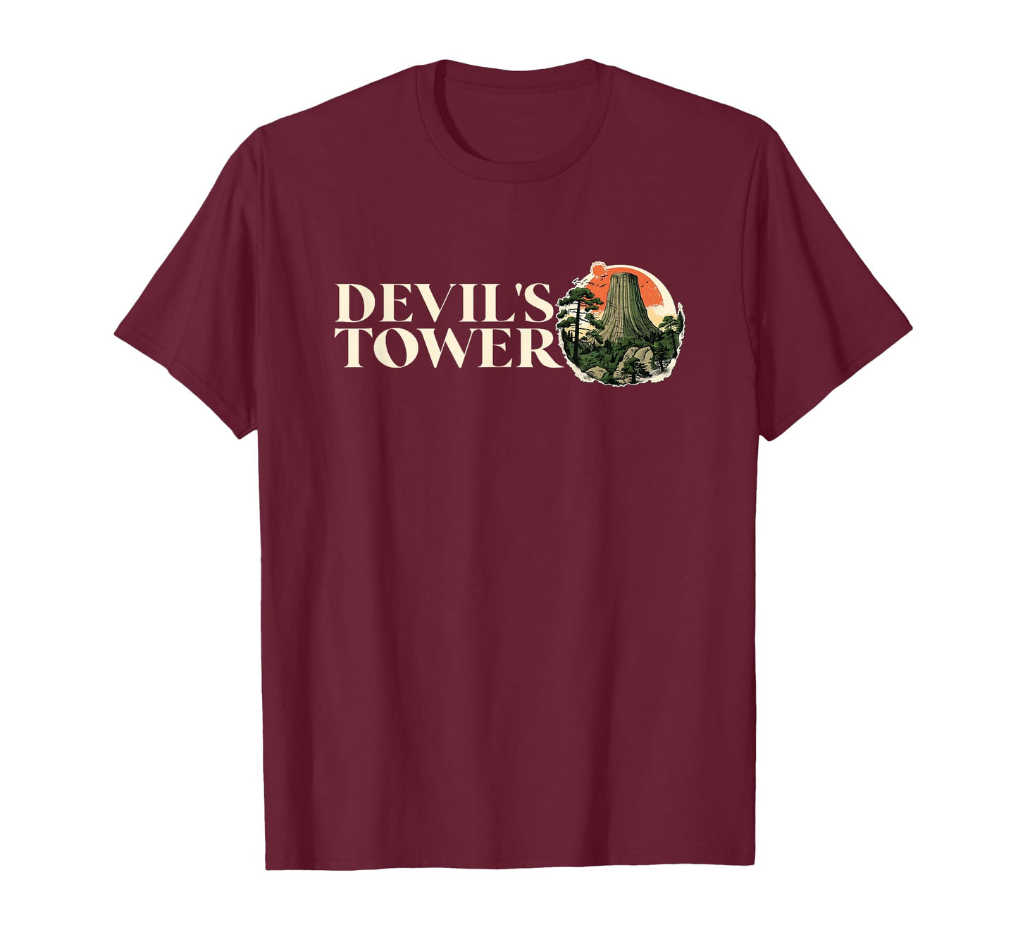 Devils Tower Tshirt - Devils Tower T-Shirt