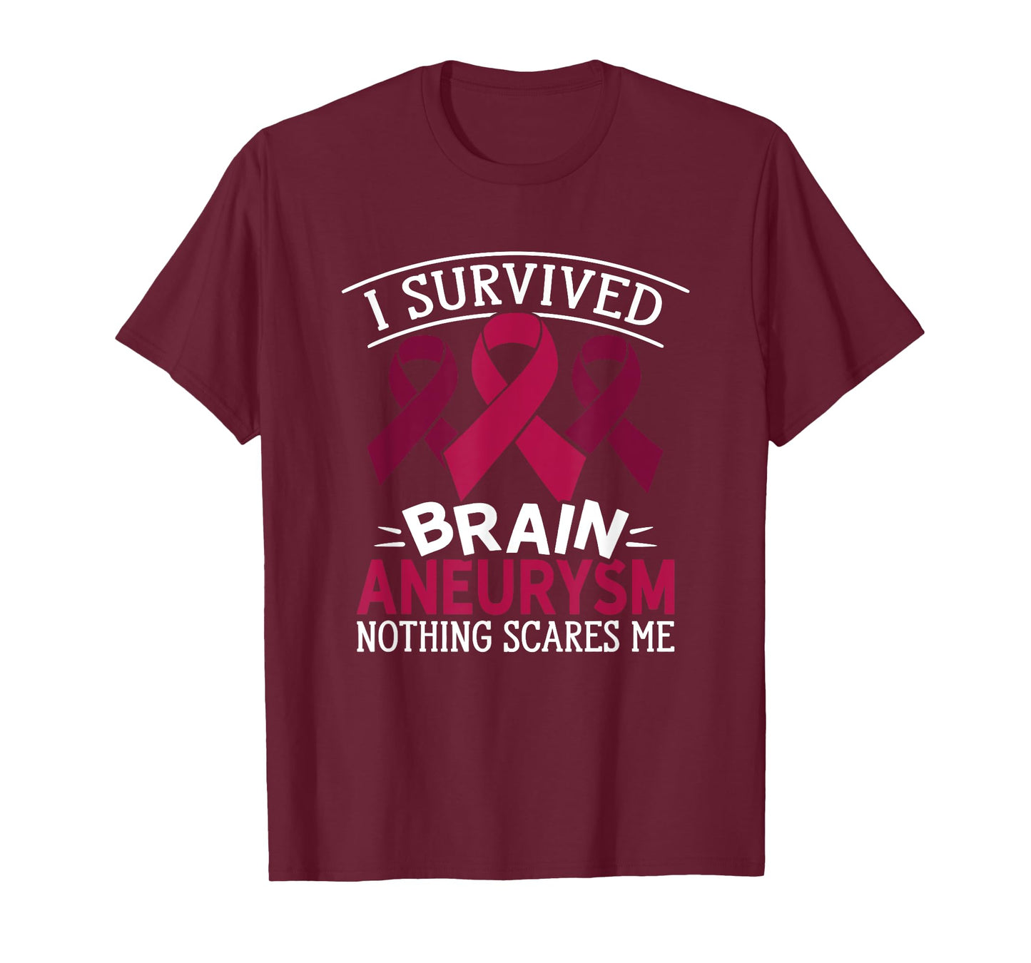 Aortic Brain Aneurysm Awareness Survived Brain Aneurysm T-Shirt