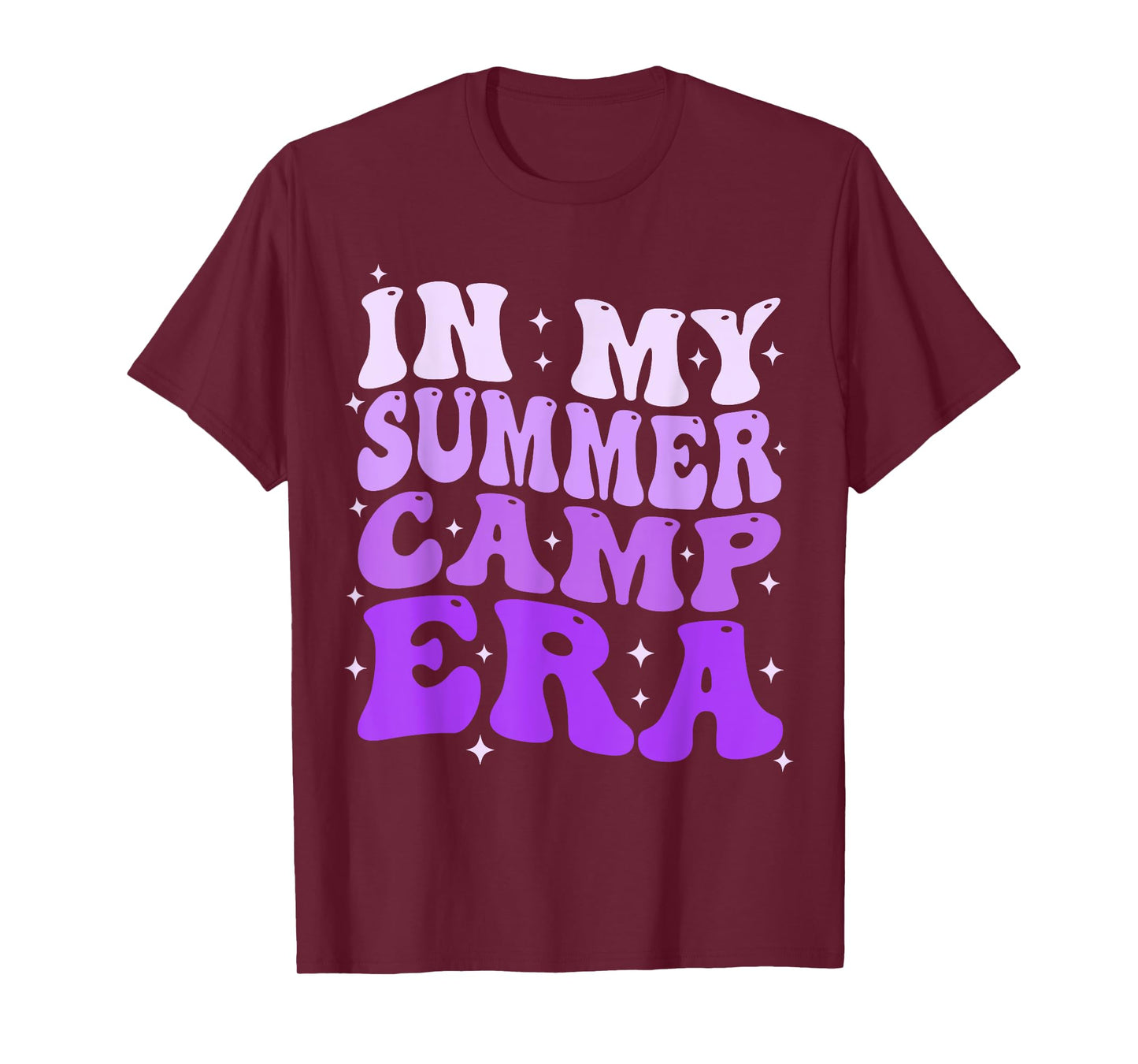 In My Summer Camp Era Groovy Funny Camping Camper Vacation T-Shirt