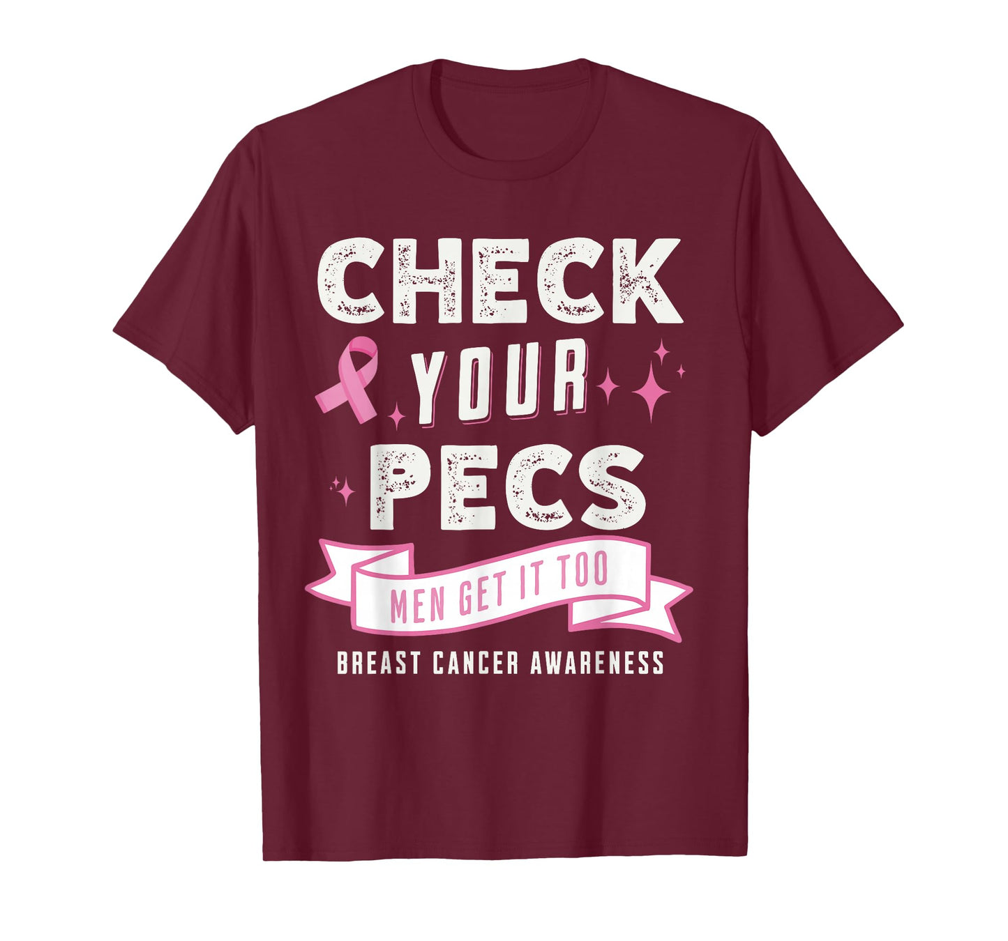 Male Breast Cancer Awareness Mens Breast Cancer Awareness T-Shirt