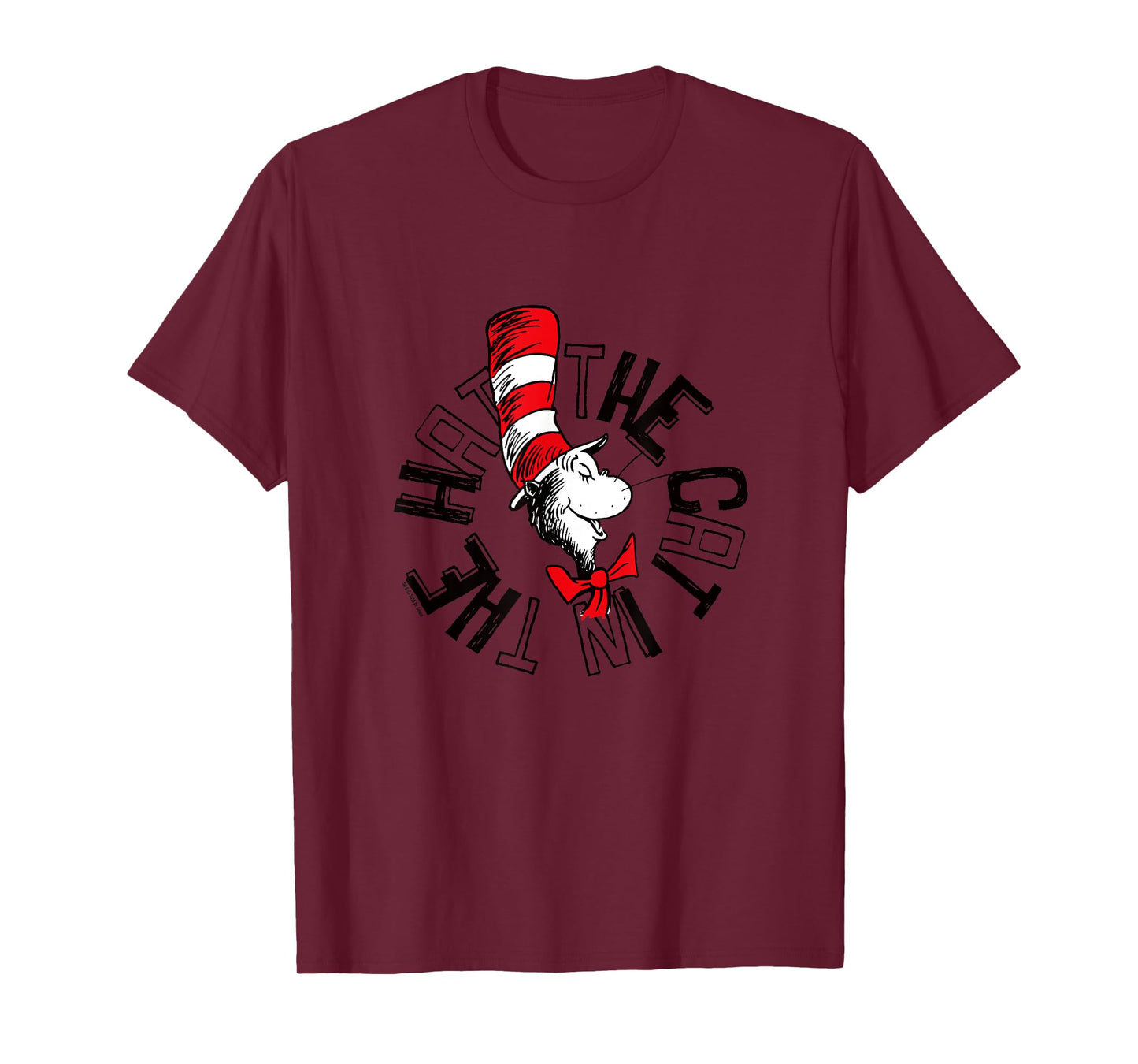 The Cat in the Hat Circle Logo - Officially Licensed T-Shirt
