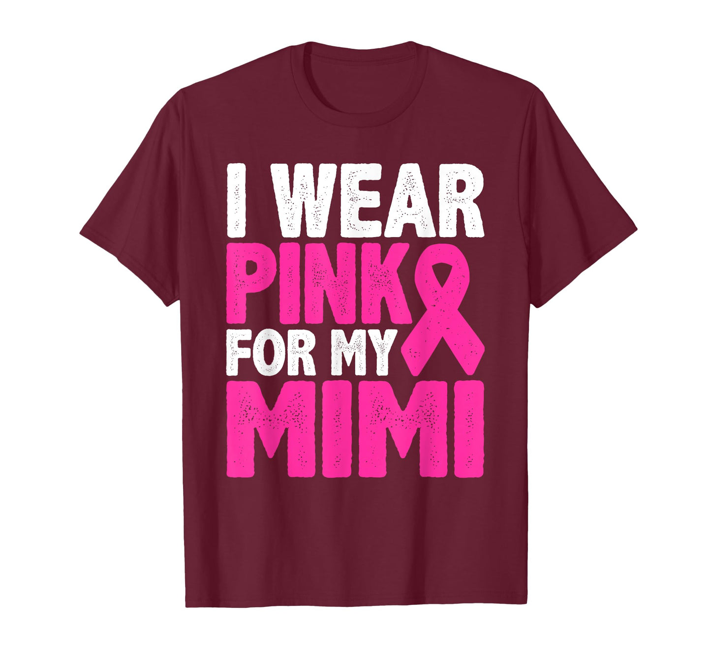 I Wear Pink For My Mimi Breast Cancer Awareness T-Shirt