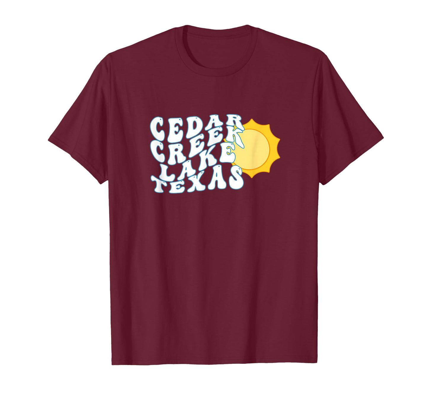 Cedar Creek Lake Texas TX Sunrise Vacation Souvenir T-Shirt