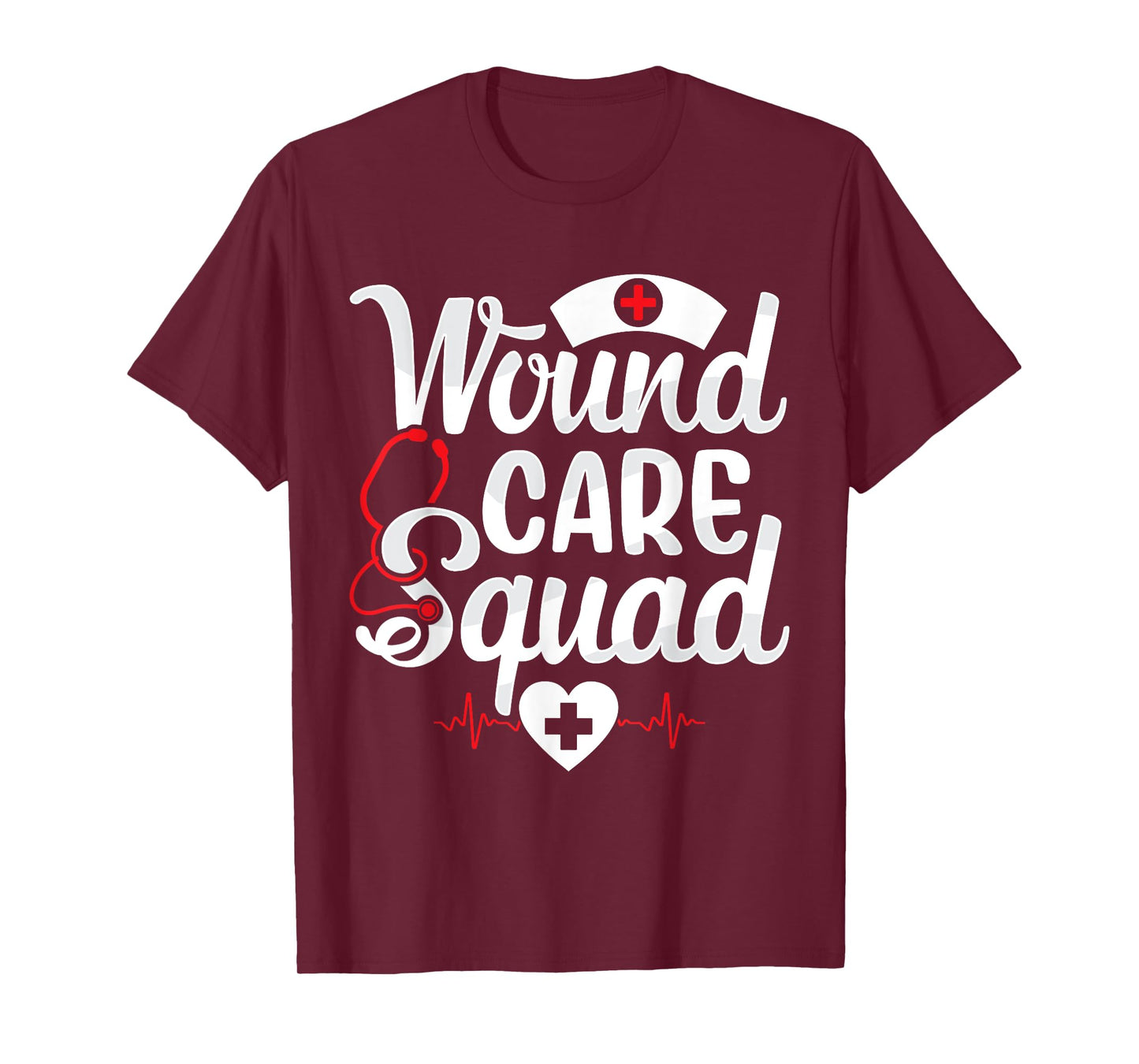 Wound Care Squad Team Funny Wound Care Nurse Nursing RN T-Shirt