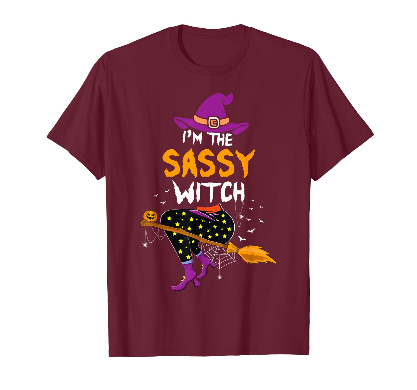 I'm The Sassy Witch Halloween Family Matching Girls Women T-Shirt