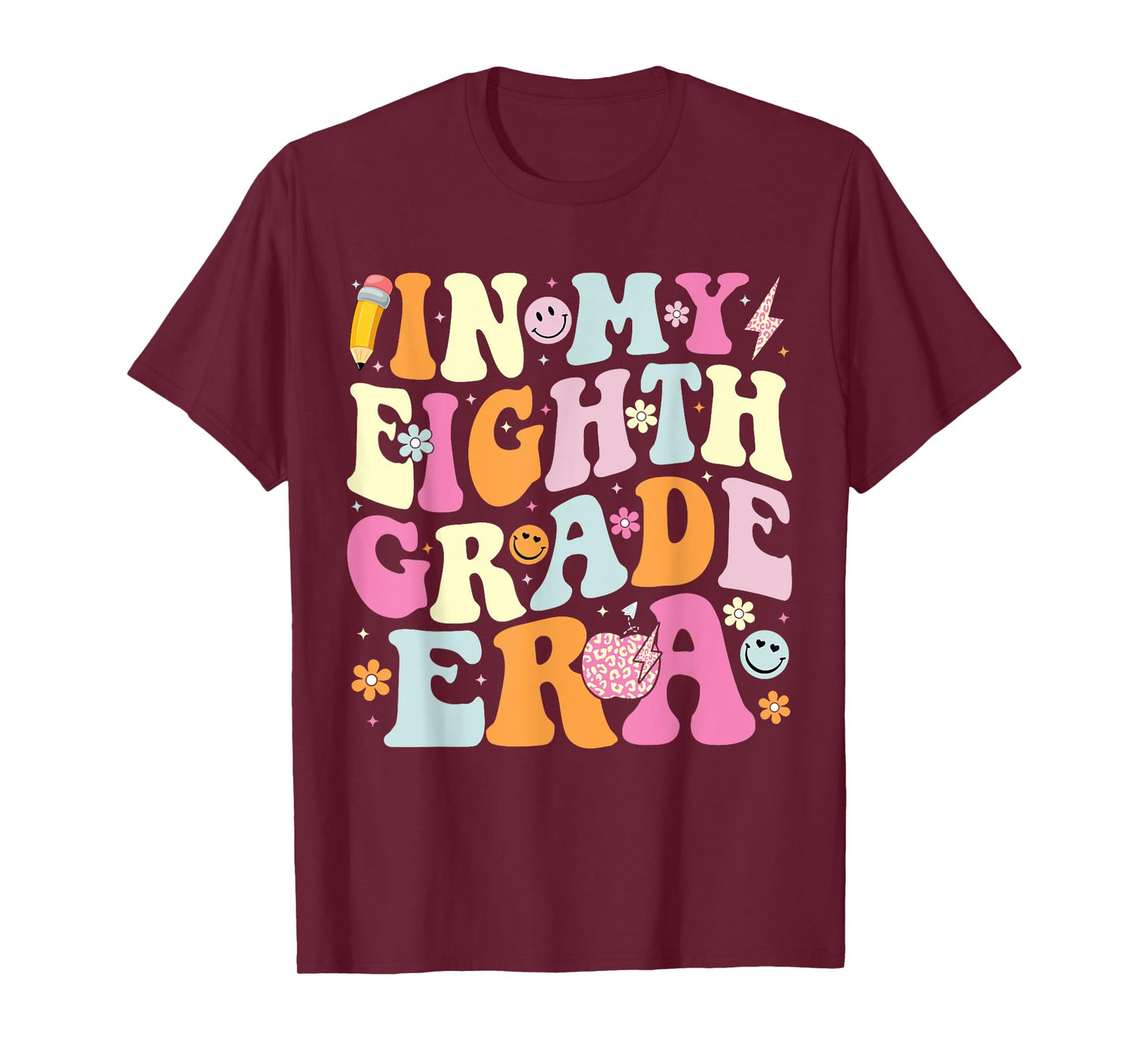 In My Eighth Grade Era Cool 8th Grade Teacher Back to School T-Shirt for Men Women