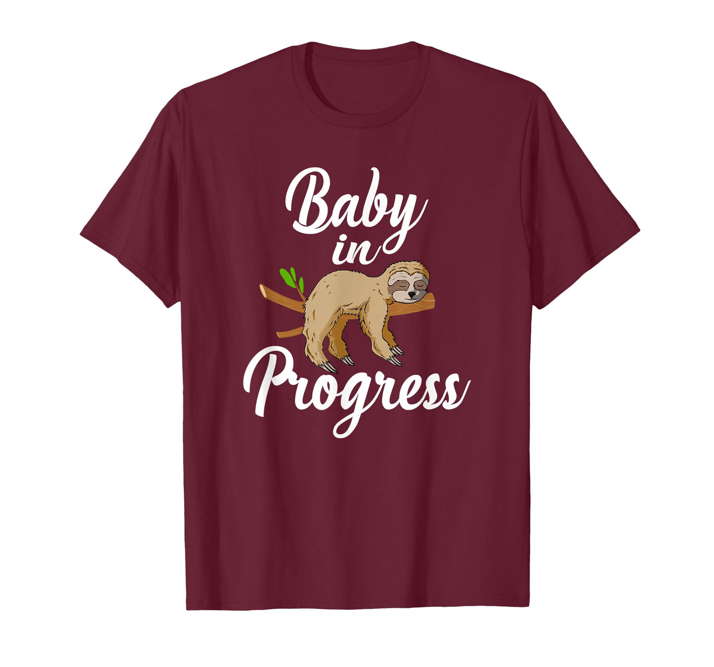 Baby in Progress Shirt Nature sleeping Choloepus toed T-Shirt