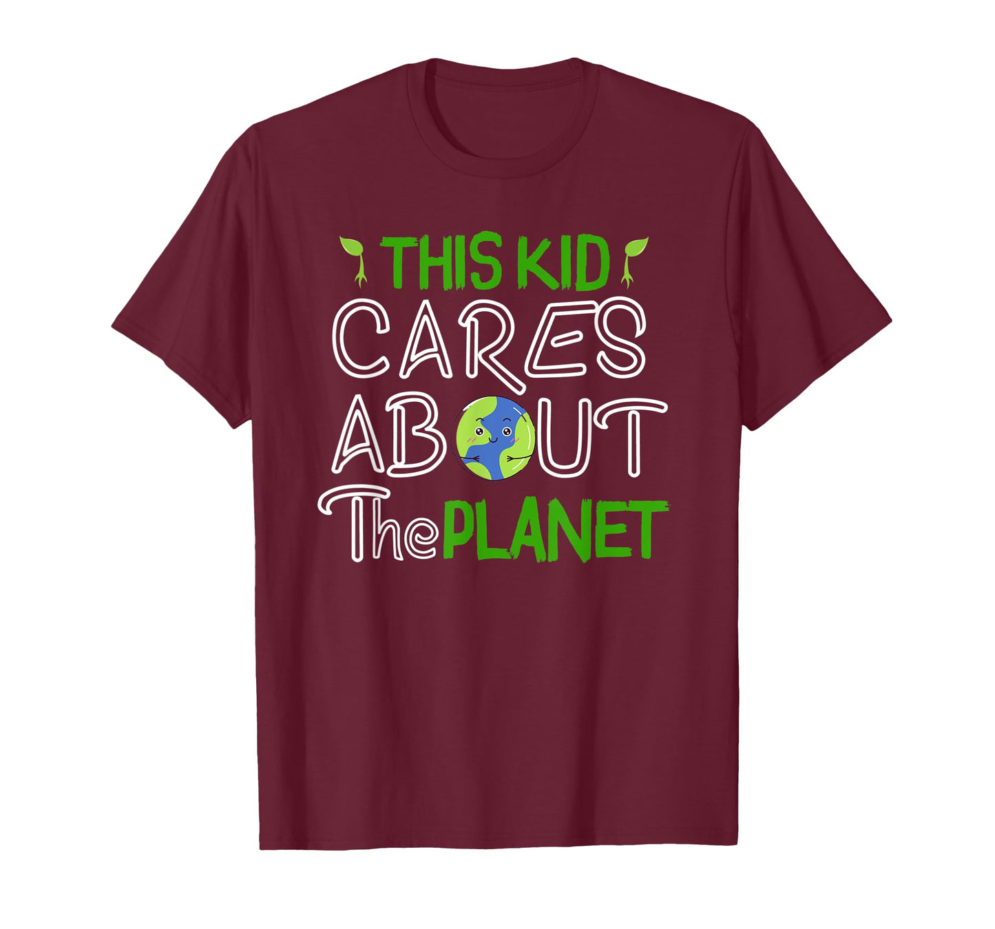 this kid cares about the planet day environment T-Shirt