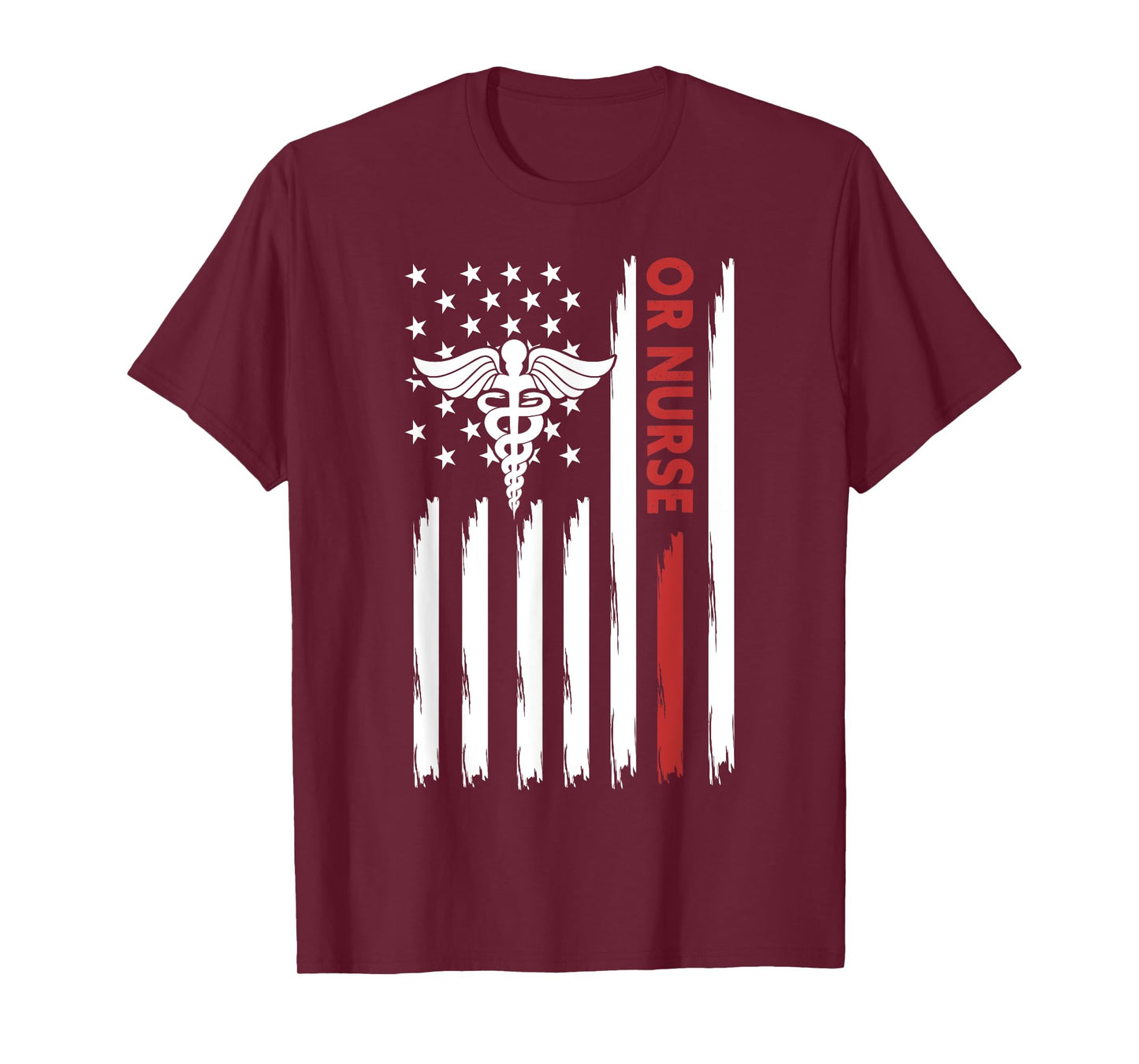 Operating Room nursing American flag patriotic OR Nurse T-Shirt