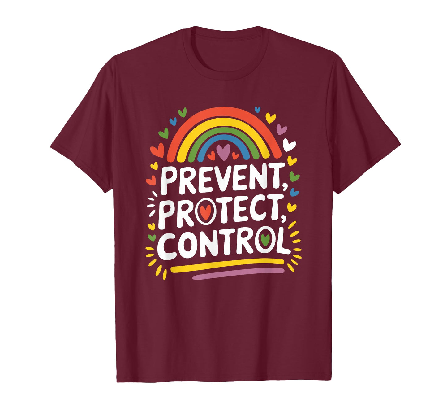 Infectious Disease Nurse Squad, Peace Love Infection Control T-Shirt