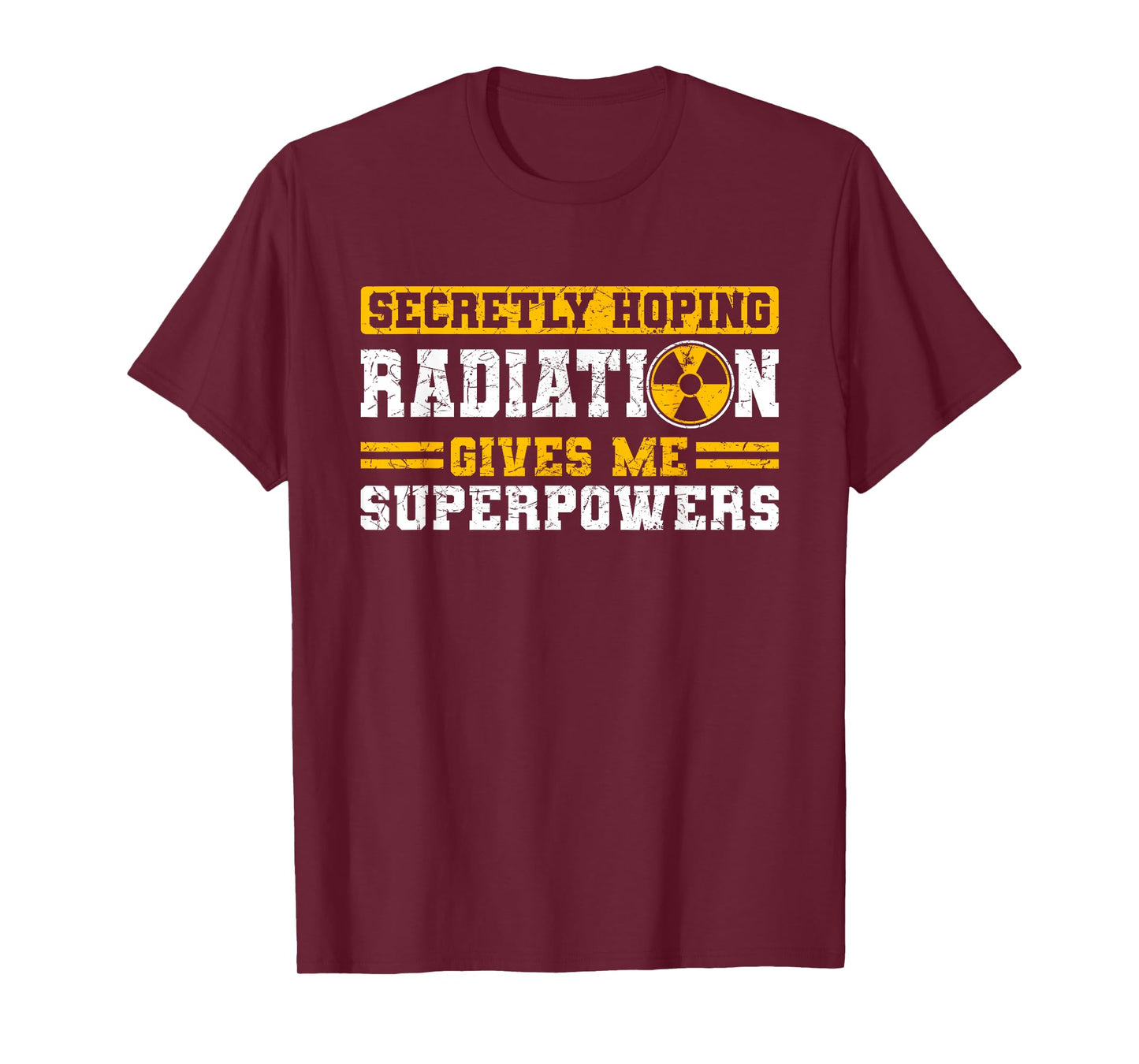 Hope Radiation Therapy Gives Me Superpowers Cancer Awareness T-Shirt