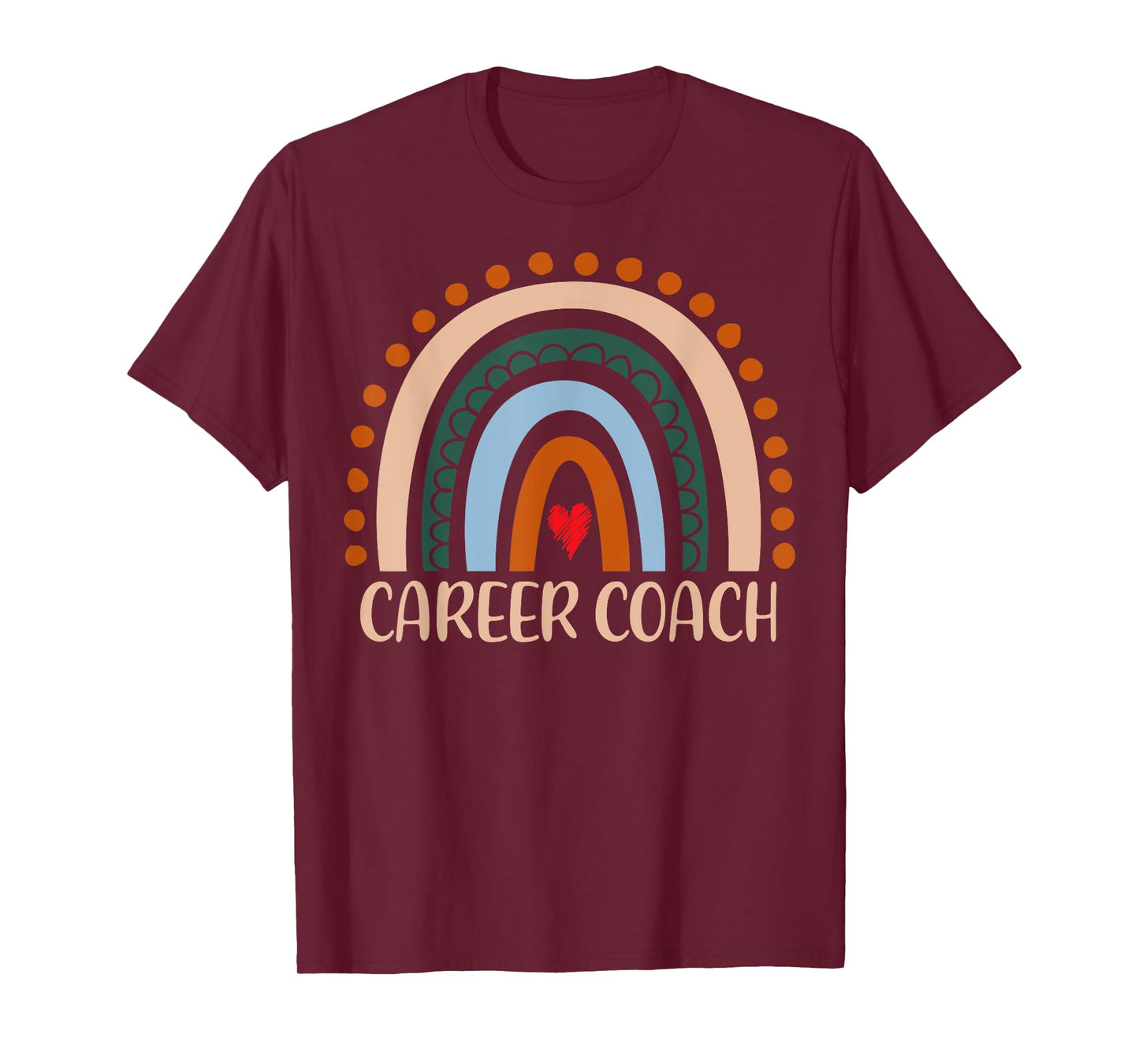 Career Coach Rainbow Appreciation Day Hello Back To School T-Shirt