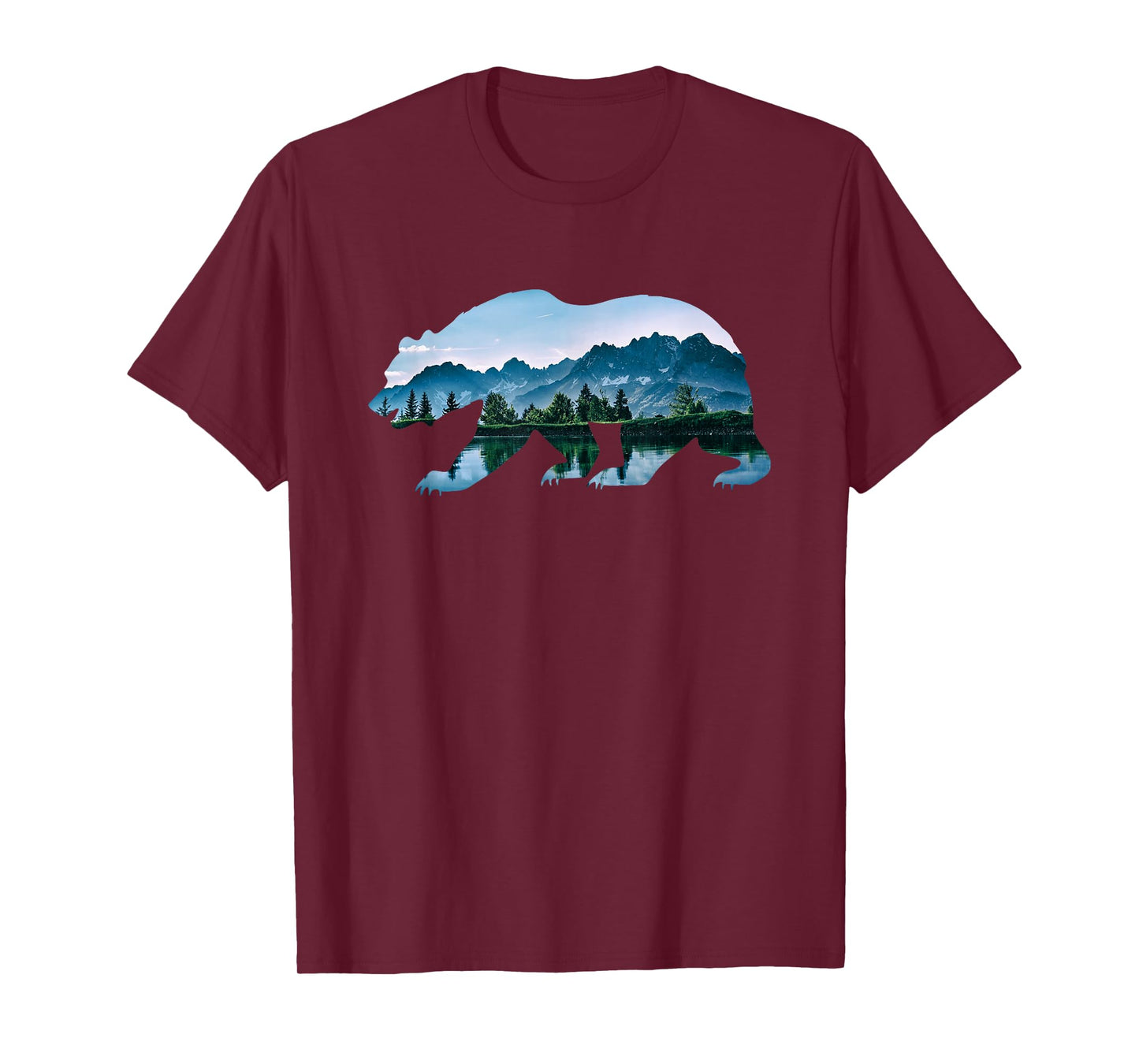 Bear Vintage National Park Bear Wildlife Mountains T-Shirt