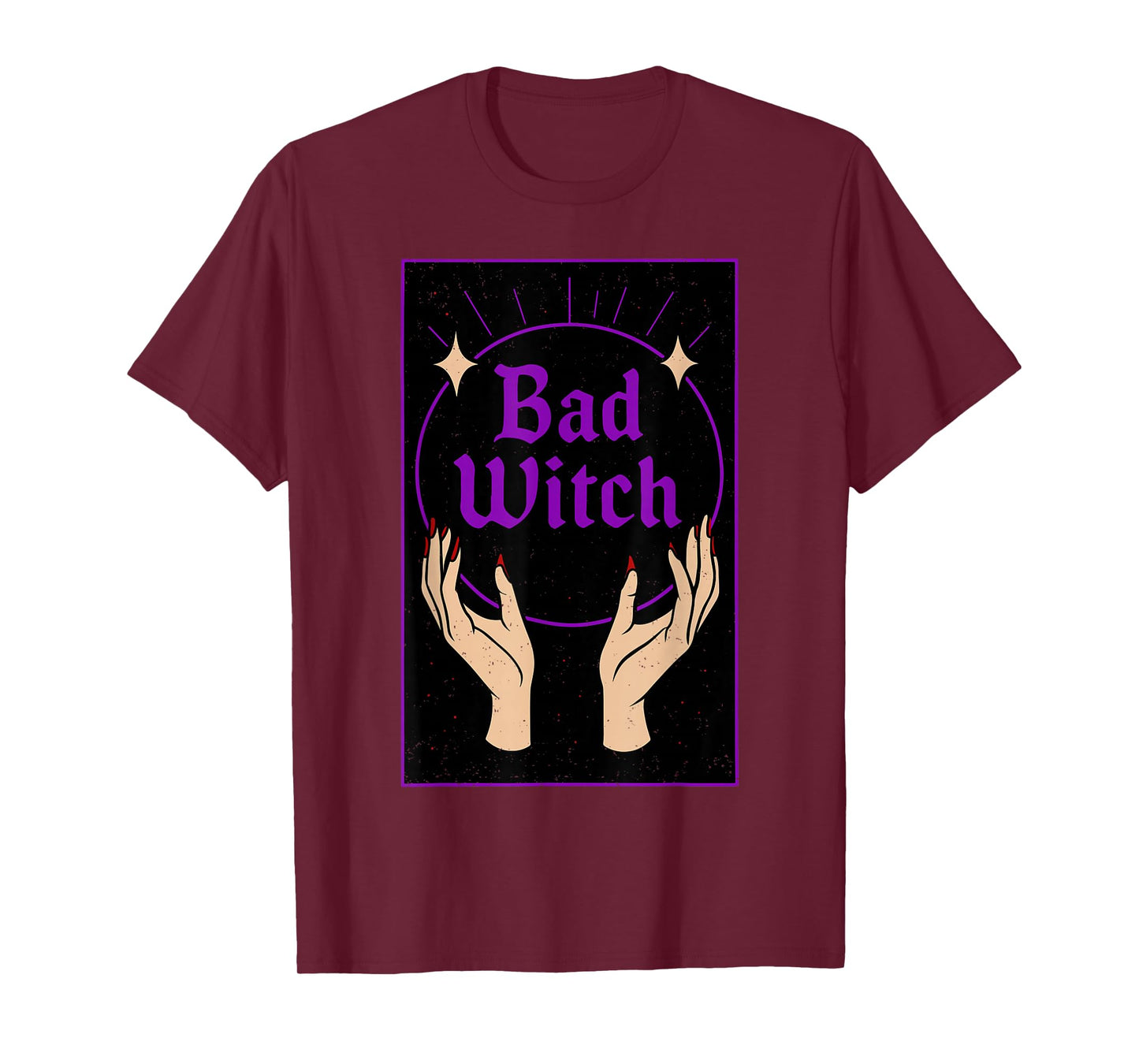 Bad Witch Halloween Funny Witchy Spooky Season Women T-Shirt