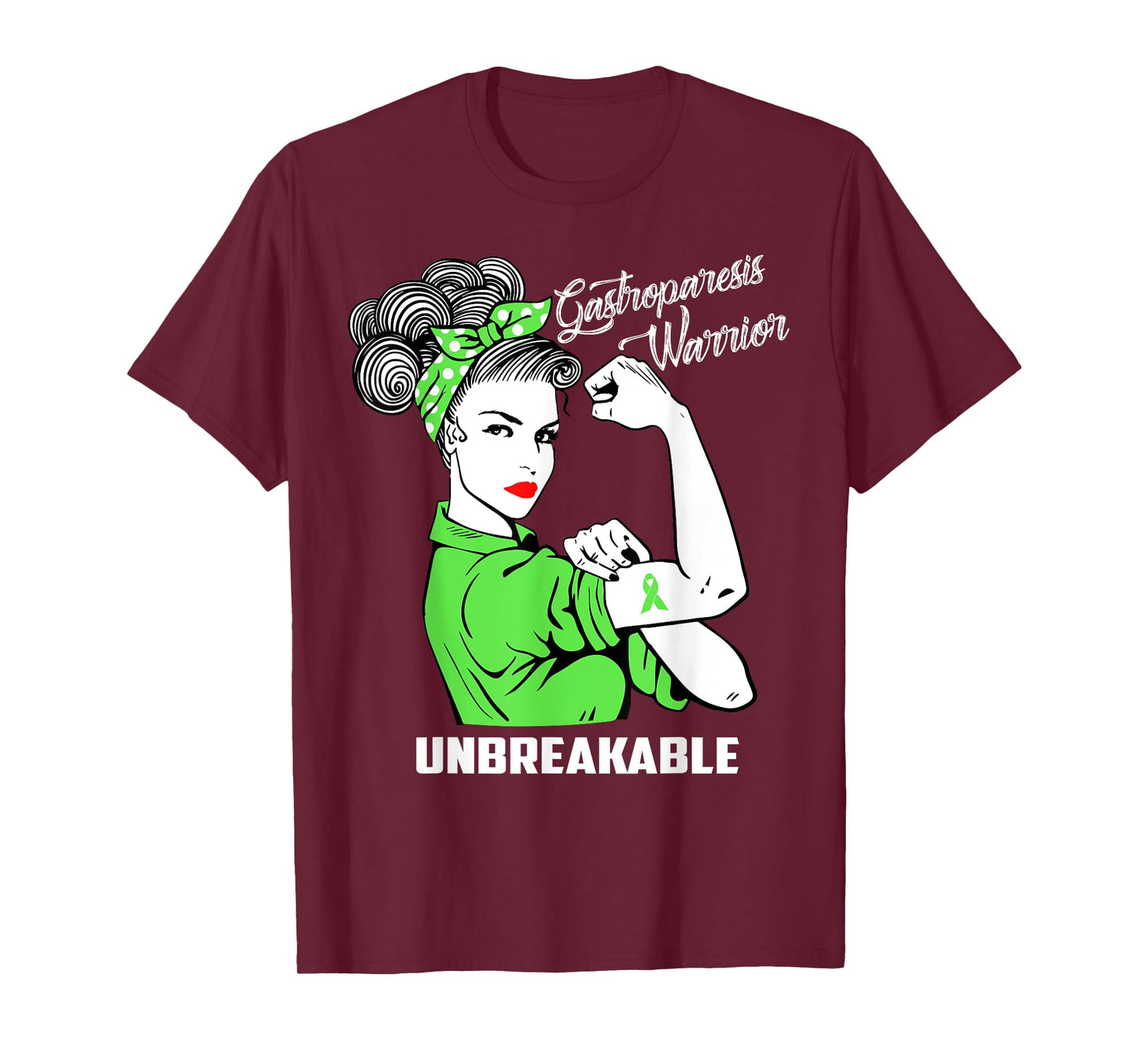 Gastroparesis Warrior Unbreakable T-Shirt Awareness Gift T-Shirt