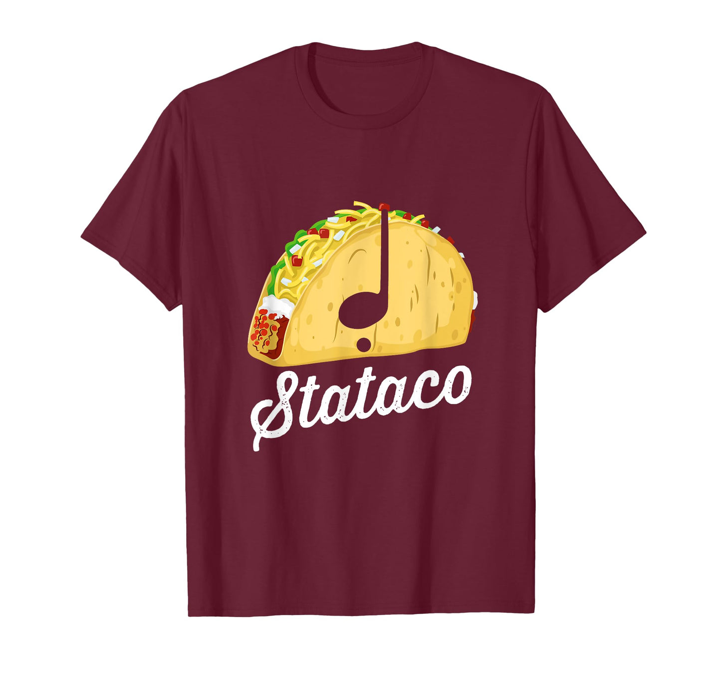 Taco Theory Staccato Stataco Funny Music Rhythm Syncopation T-Shirt