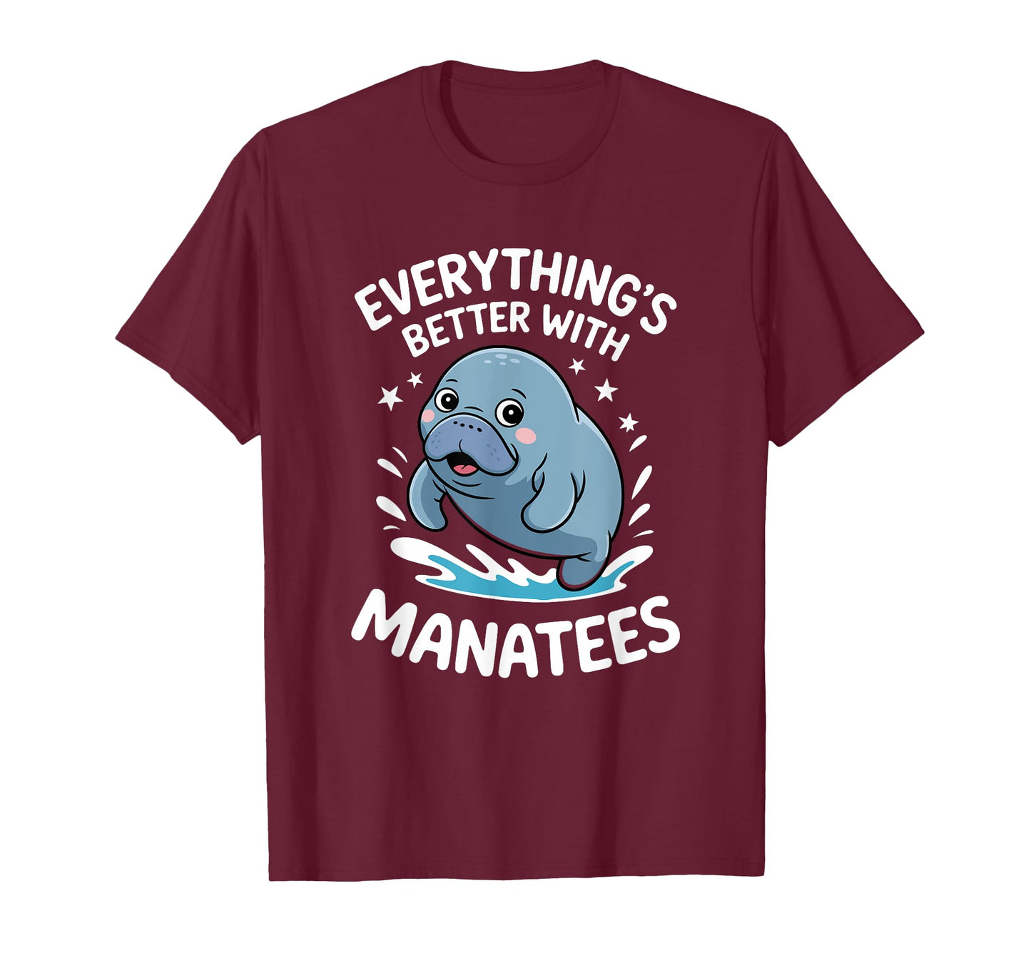 Cute Manatee Lover Adults or Kids Boys Girls Manatees T-Shirt