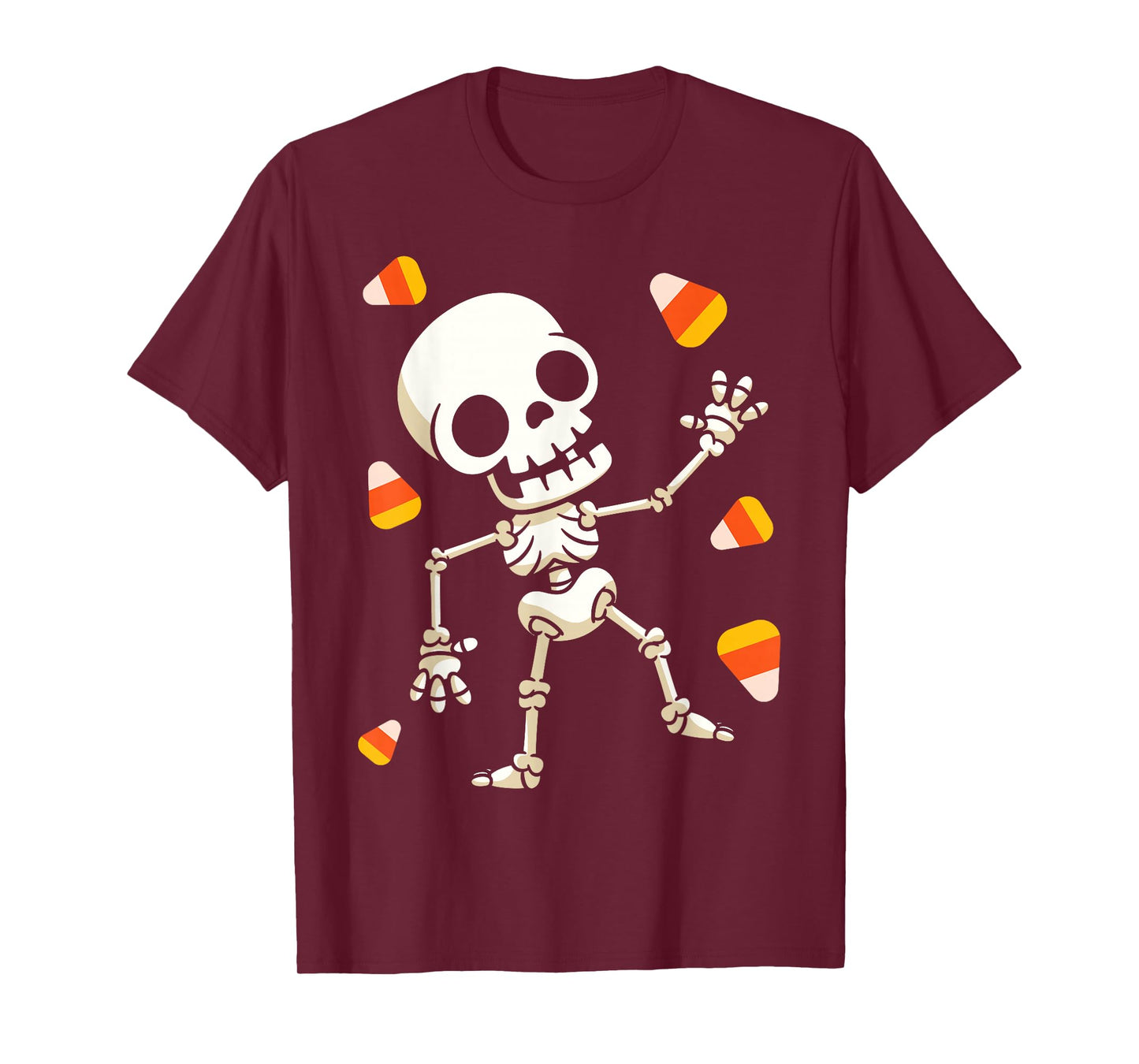 Spooky Skeleton Funny Halloween Costume for Collect Candy T-Shirt