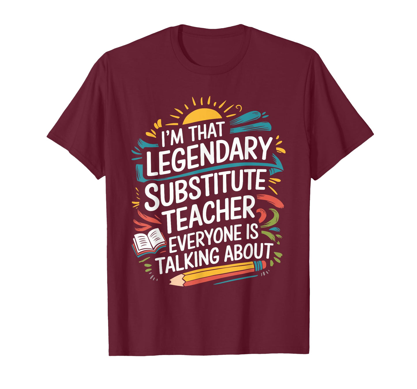 Sub Teacher Design For Sub Teacher Squad Substitute Teacher T-Shirt