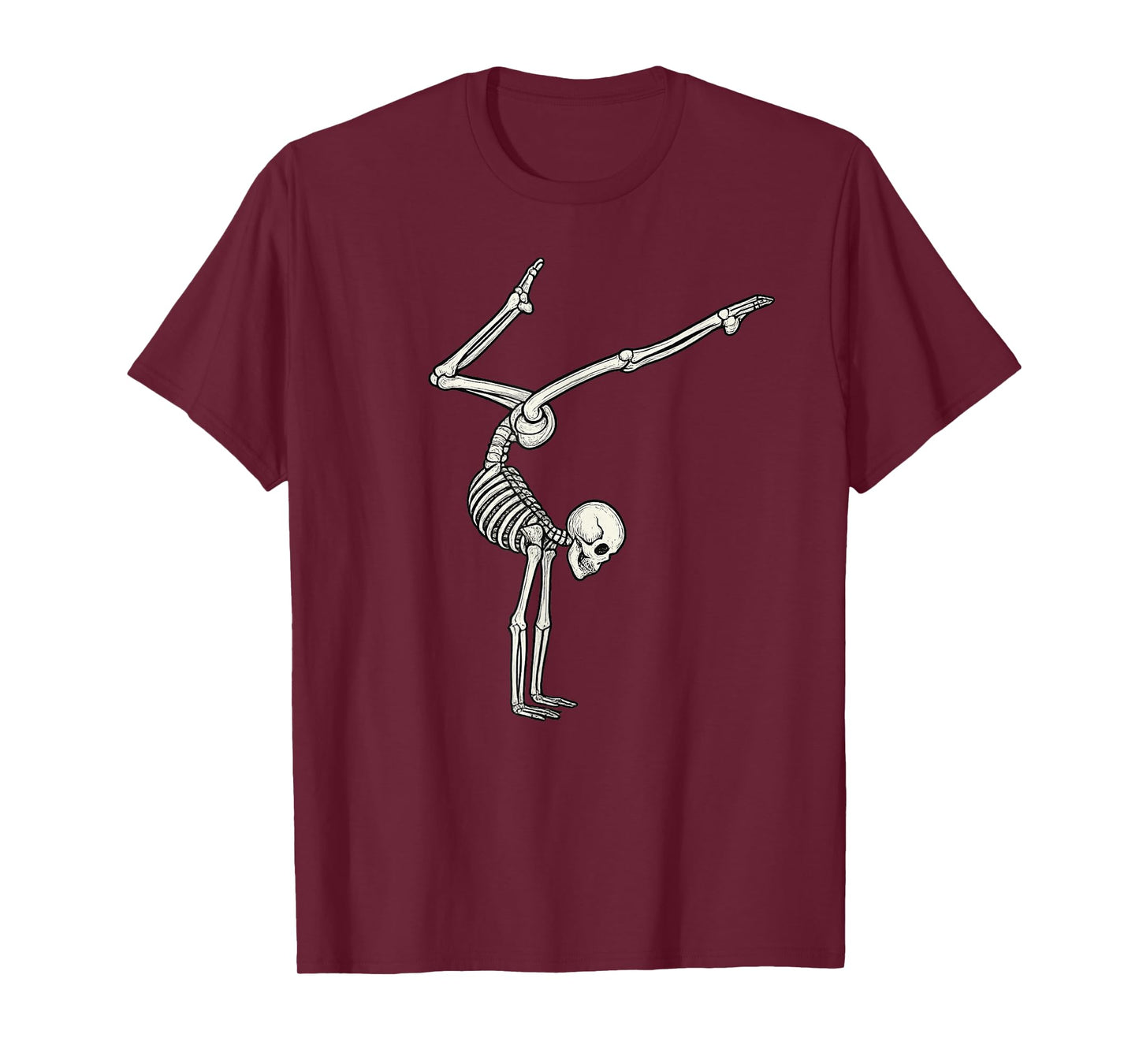 Skeleton Gymnastics Halloween T-Shirt