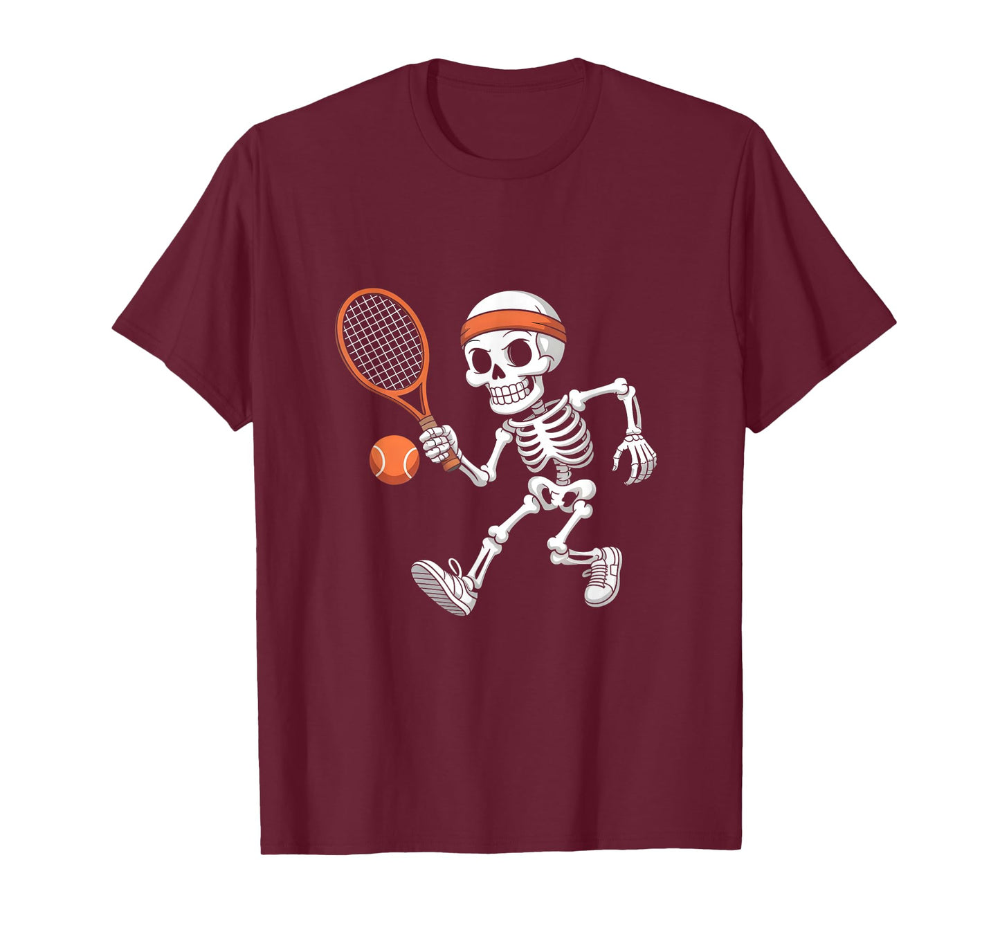 Tennis Skeleton Halloween T-Shirt